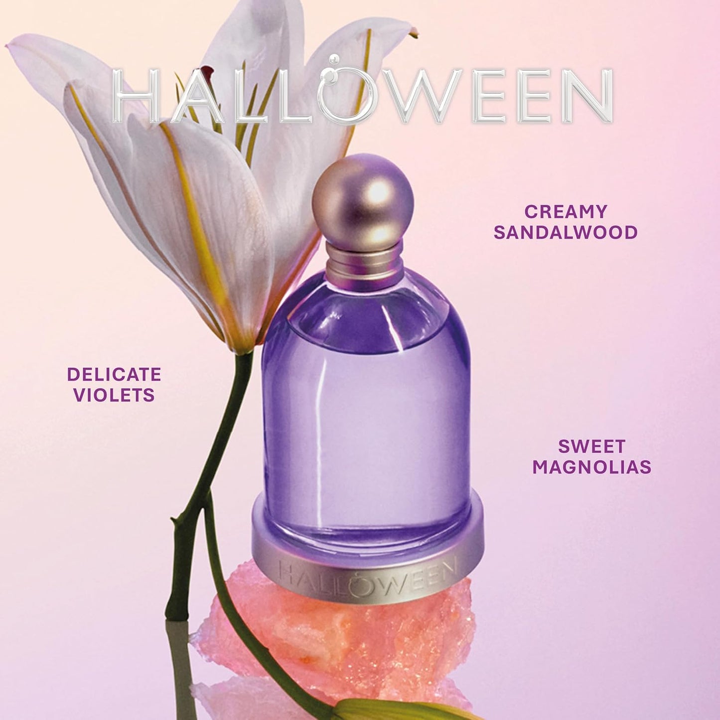 Hot Halloween Eau De Toilette for Women. Floral, Marine Long Lasting Fragrance with Notes of Violet, Magnolia and Pepper
