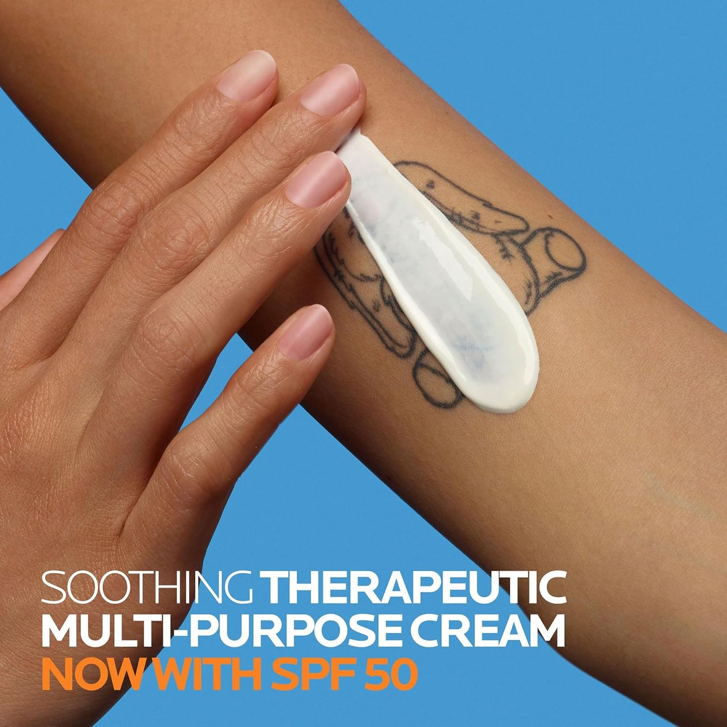 HotLa Roche-Posay Cicaplast Balm B5 SPF 50 with Centella Asiatica 1.35oz | Multi-purpose cream with panthenol, shea butter, tribioma, zinc oxide sunscreen. Skin protectant for dry skin.