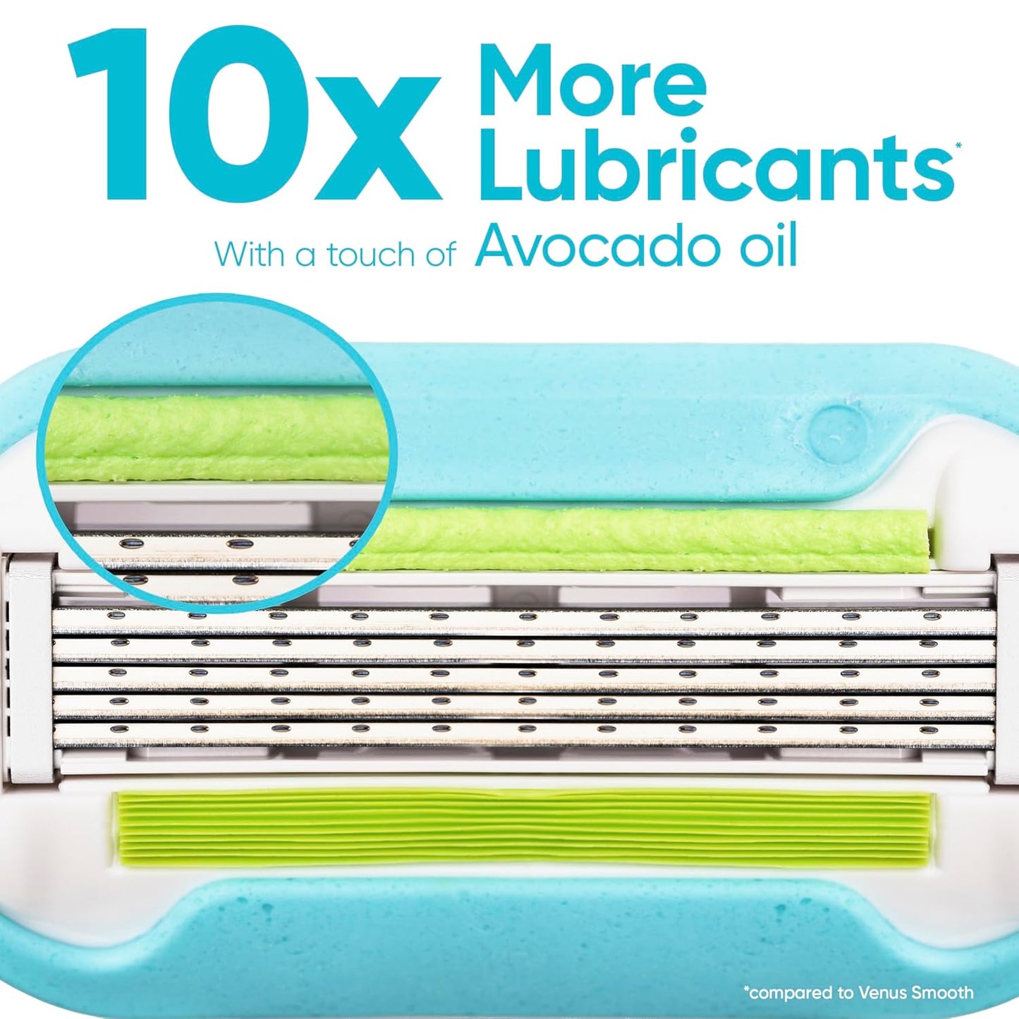 HotGillette Venus Extra Smooth 4 count, plus Gillette Venus Extra Smooth Sensitive 2 count, 5-Bladed Women's Razor Blade Refills