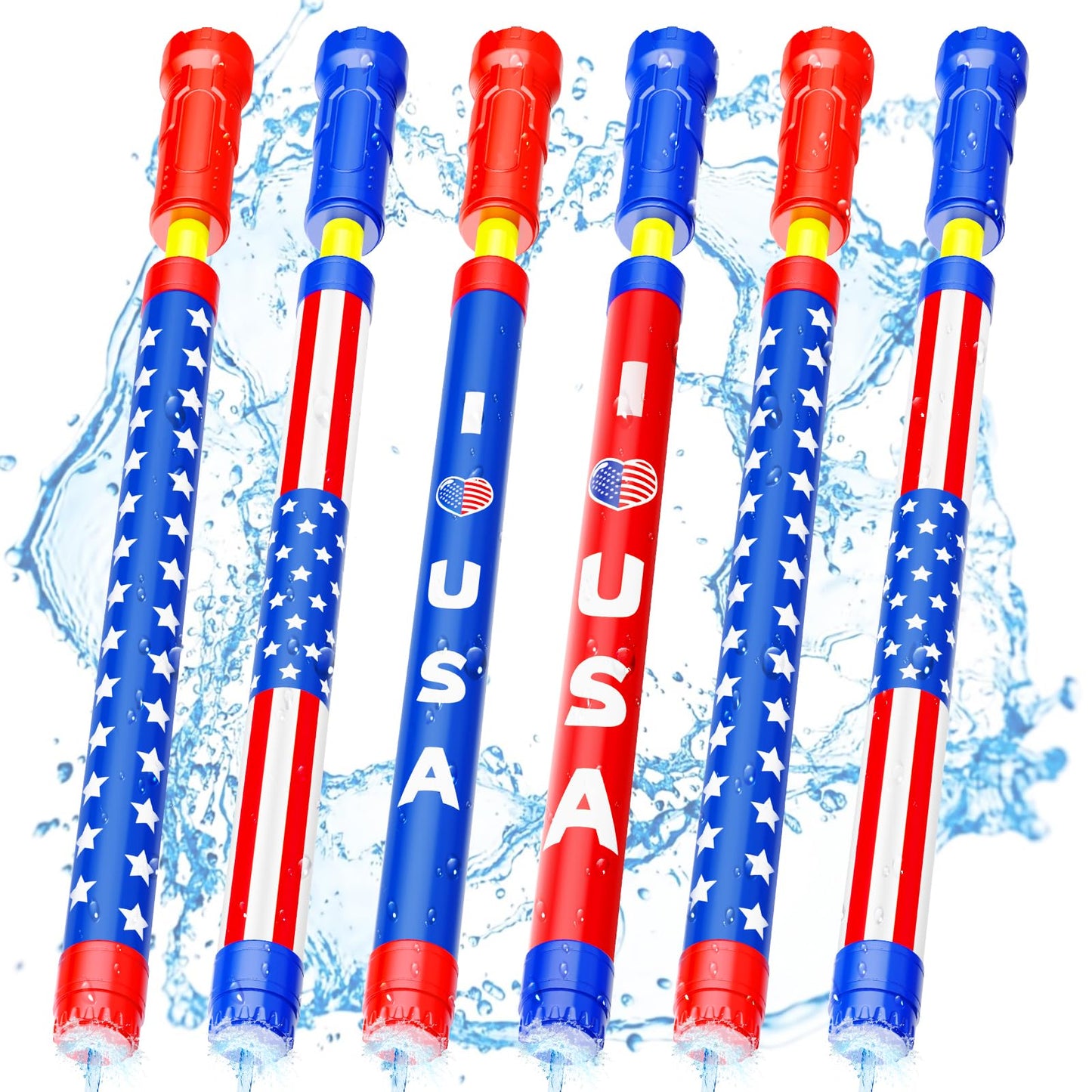 Hot Water Gun Squirt Toys for Kids Adults: Shoot Up to 40 Feet - Outdoor Super Blaster Water Guns for Kids Age 3-4-5-8-12 Bulk - Fun Water Squirter Toy for Swimming Pool Beach Summer Outside Party Games