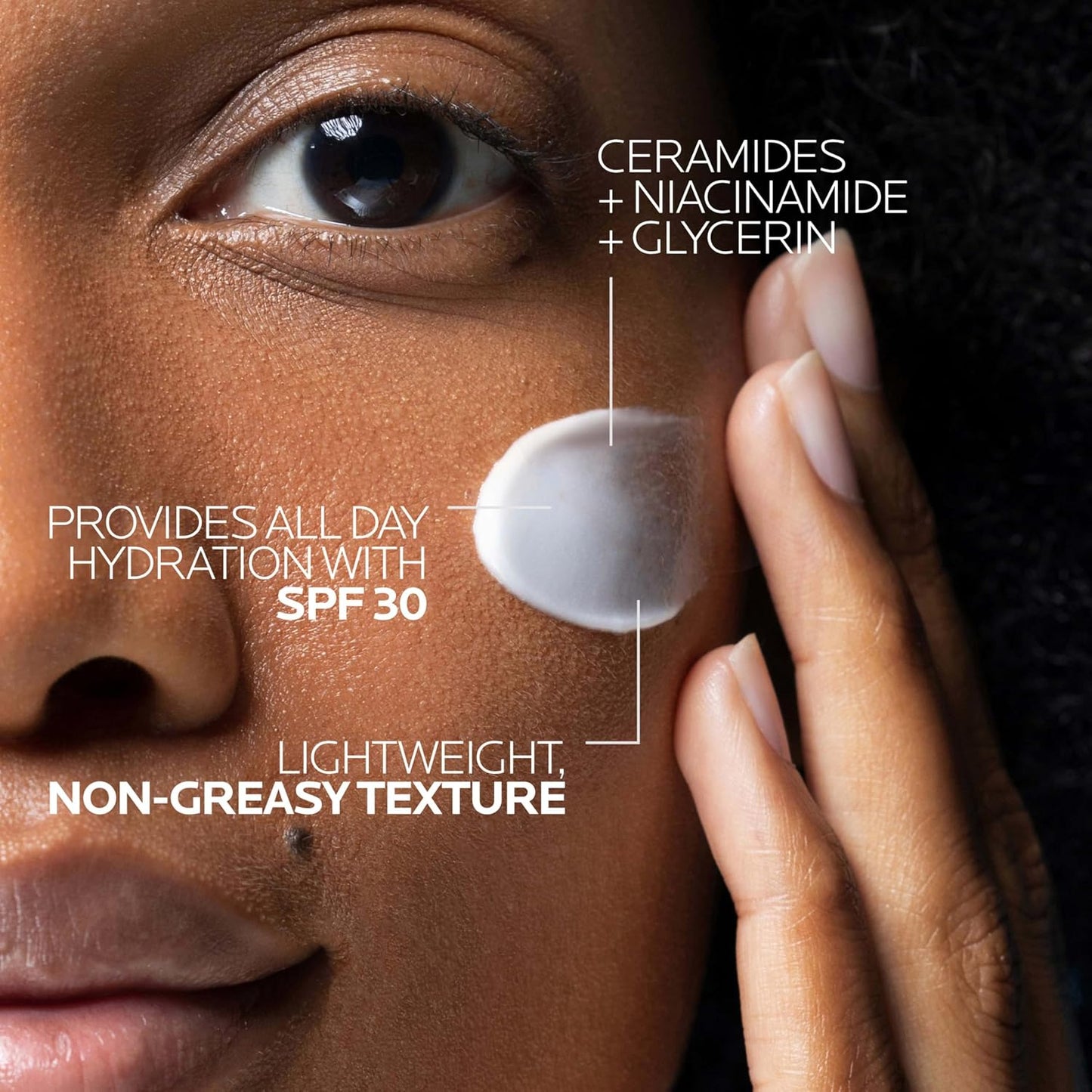 HotLa Roche-Posay Toleriane Double Repair Matte Face Moisturizer, Daily Moisturizer For Oily Skin With Ceramide And Niacinamide For All Skin Tones, Oil Free, Non-Comedogenic, Available with SPF 30
