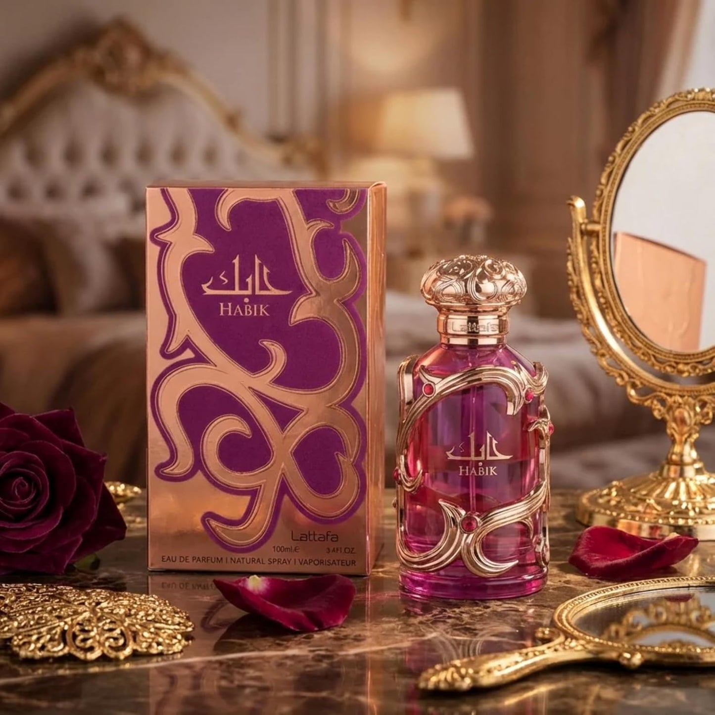 Hot Lattafa Habik – Floral, Fruity, Fresh, Musky – Eau de Parfum Spray Long-Lasting Fragrance for Women, 3.4 Ounce / 100 ml