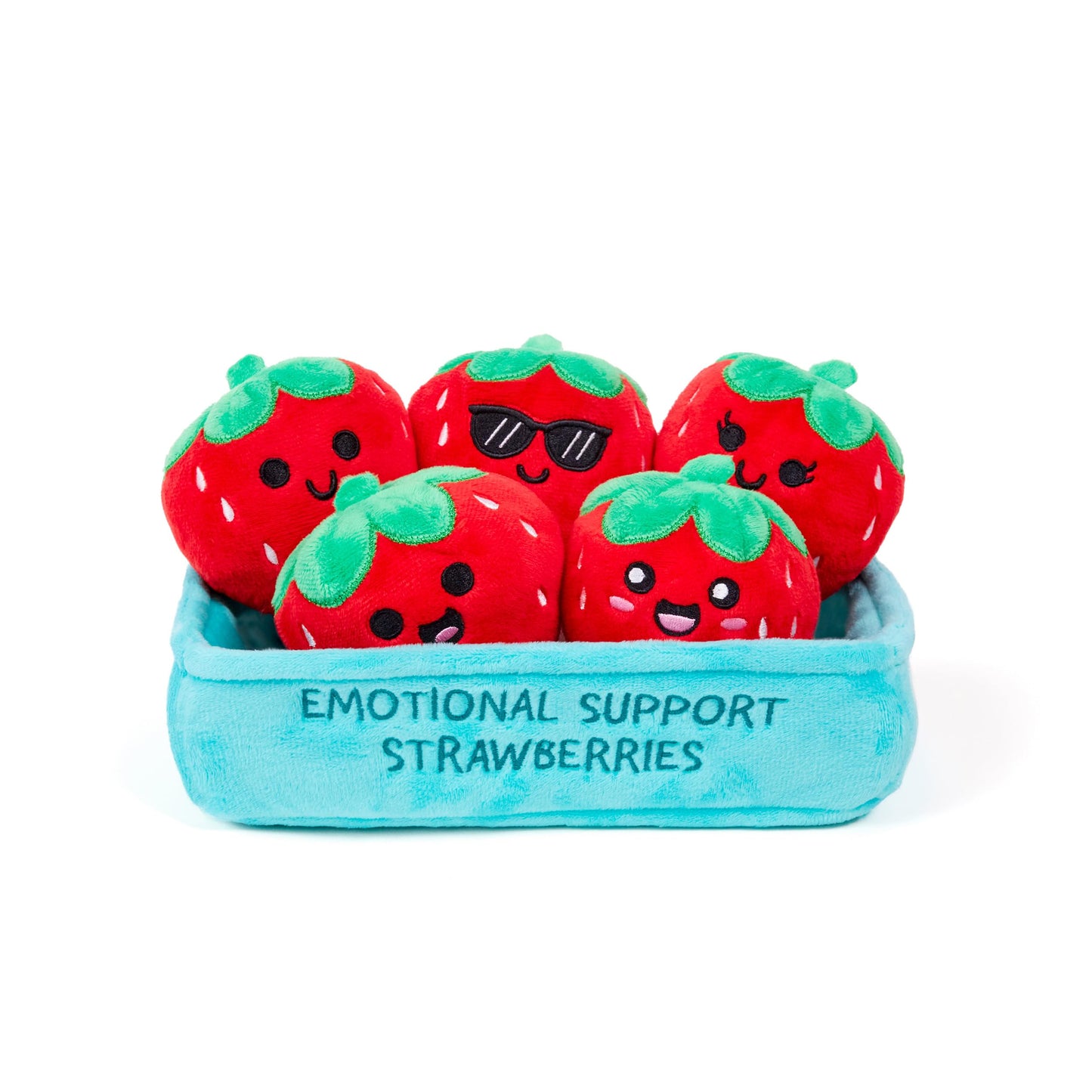 Hot WHAT DO YOU MEME? Emotional Support Donuts by Relatable, Cuddly Stuffed Animals and Toys, Squishy Toys and Plushies, Great Ideas for Loved Ones of All Ages, Includes 5 Plushies with Carrying Basket