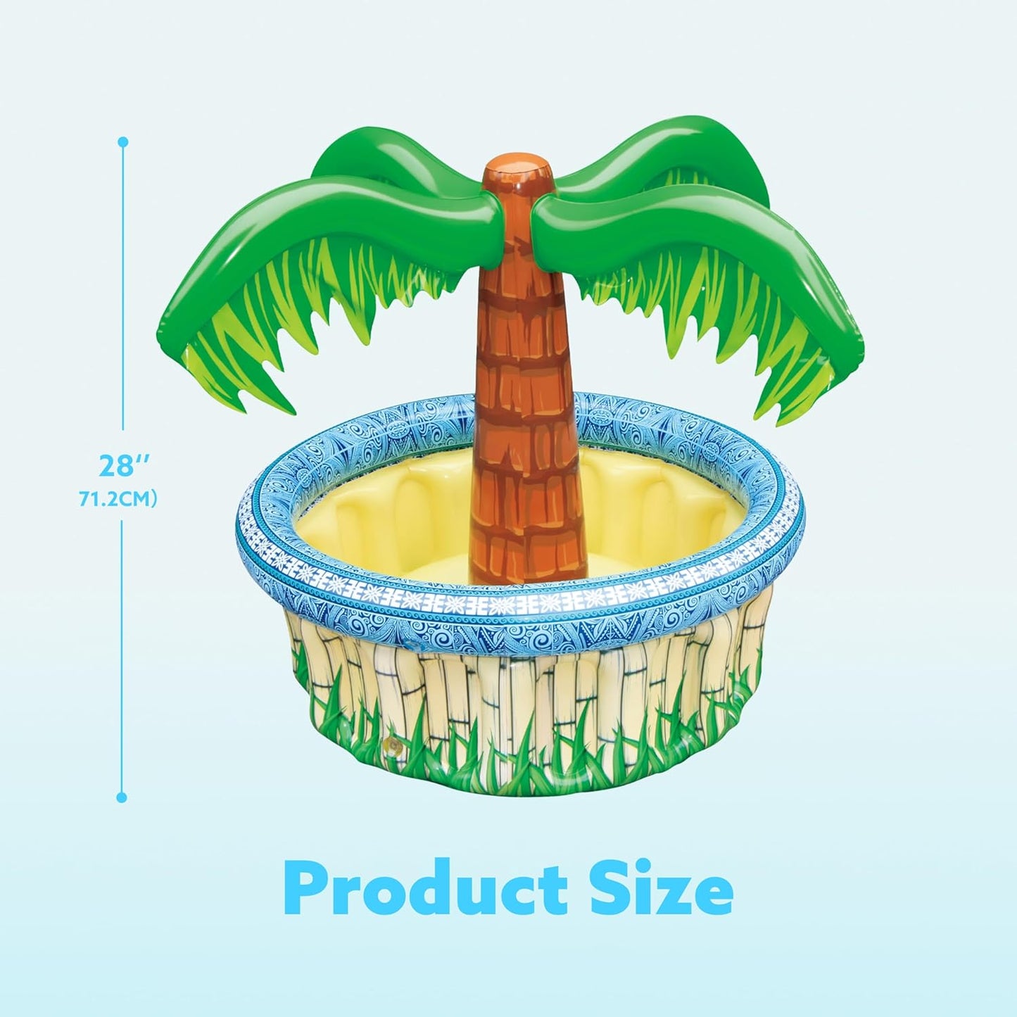 Hot JOYIN 28” Inflatable Palm Tree Cooler, Luau Hawaiian Tropical Beach Themed Party Decorations, Blow Up Palm Trees Cooler Outdoor Party Supplies, Kids Adults Birthday Party Décor