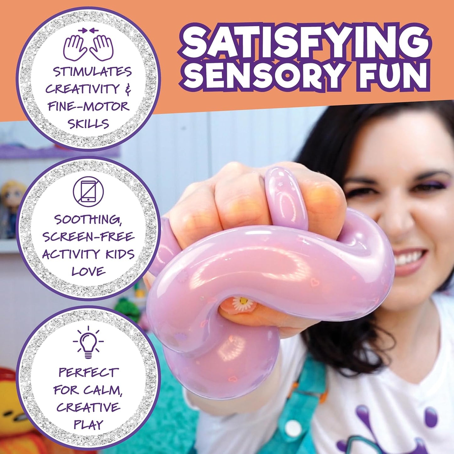 Hot Doctor Squish Squishy Maker Station | DIY Make Your Squishies Kit | All Inclusive with Sparkles & Slime Powder | Ages 8 & Up