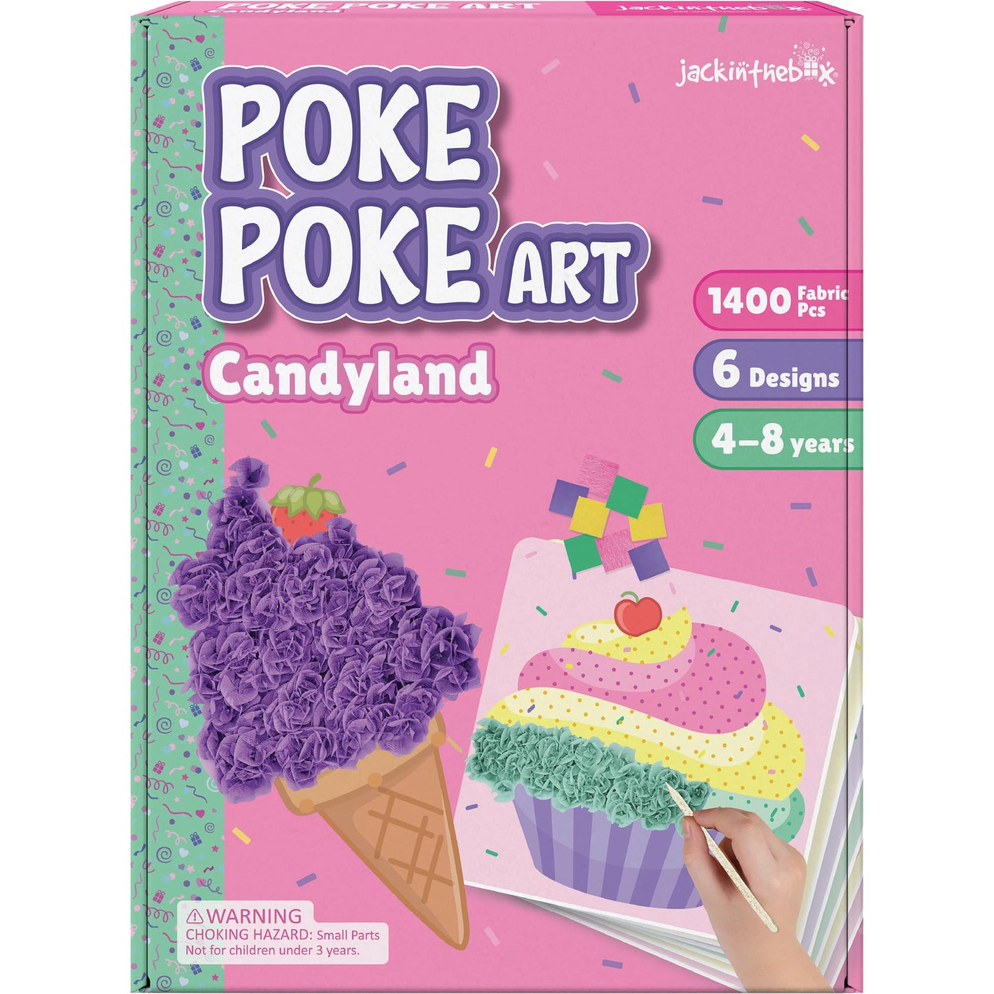 Hot jackinthebox Poke Poke Art – Magical Theme, Mess-Free Fabric Art and Craft, Flower Pressing Kits, Gift for Kids, Girl Gifts, DIY Activity Boy Gift, Best Gift for Girls and Boys Ages 4 5 6 7 8