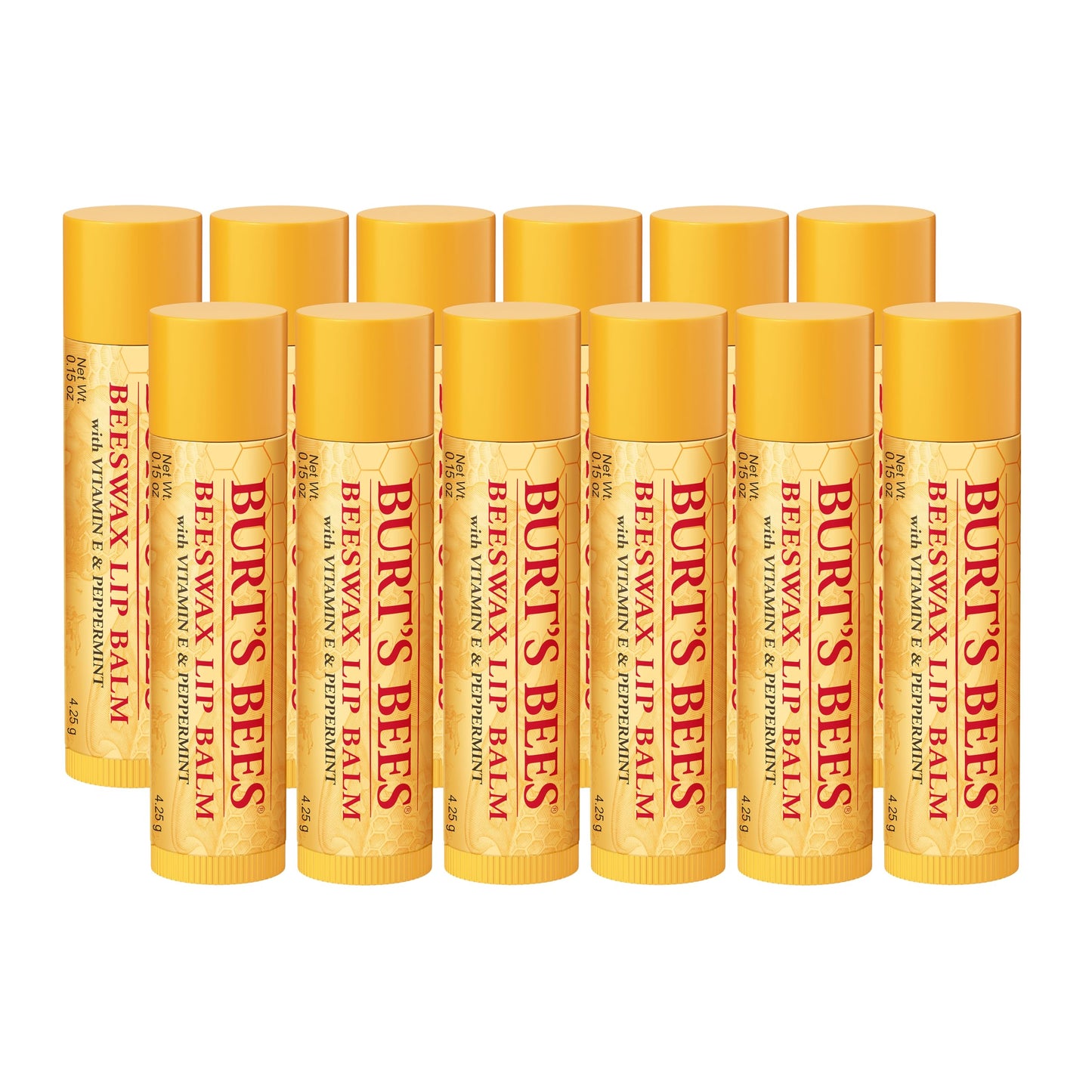 HotBurt's Bees 100% Natural Moisturizing Lip Balm (Original Beeswax)