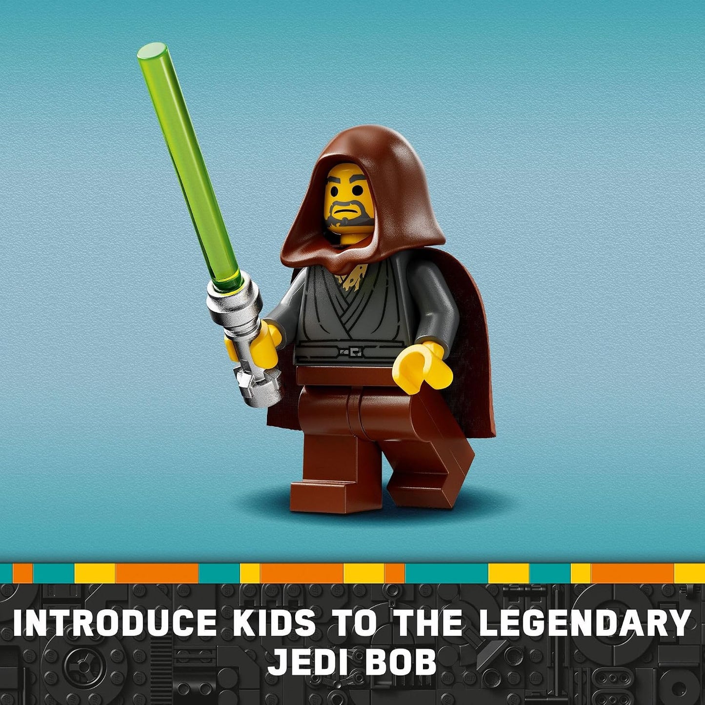 HotLEGO Star Wars Jedi Bob’s Starfighter Buildable Toy Vehicle, Brick Built Star Wars Starship with Jedi Bob Minifigure, Birthday Gift Idea for Boys, Girls or Any Fan Ages 8 and Up, 75388