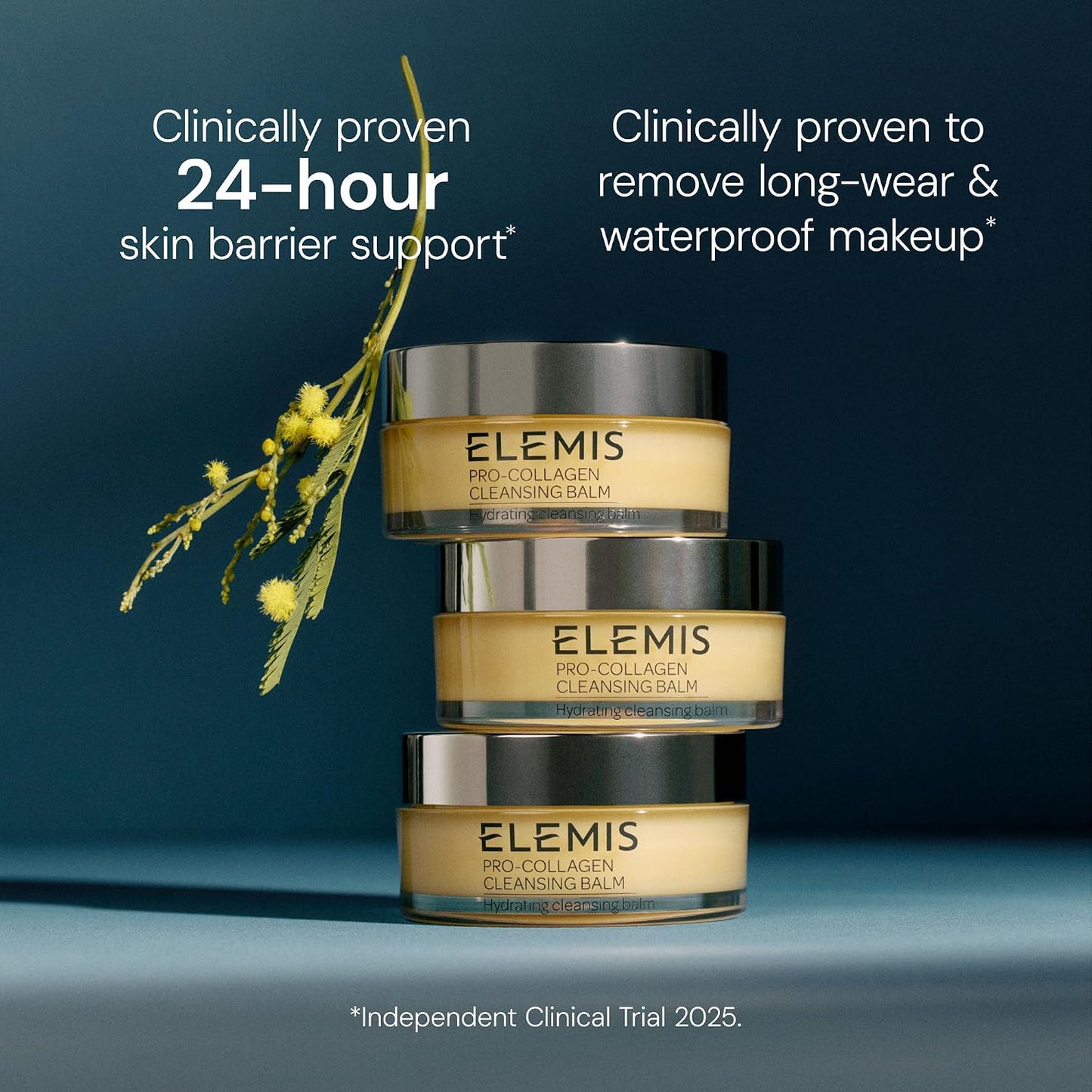 HotELEMIS Pro-Collagen Cleansing Balm Makeup Remover, Hydrating Facial Cleanser, Oil Cleanser, Oil Makeup Remover, Deep Cleanse, 20g, Original New
