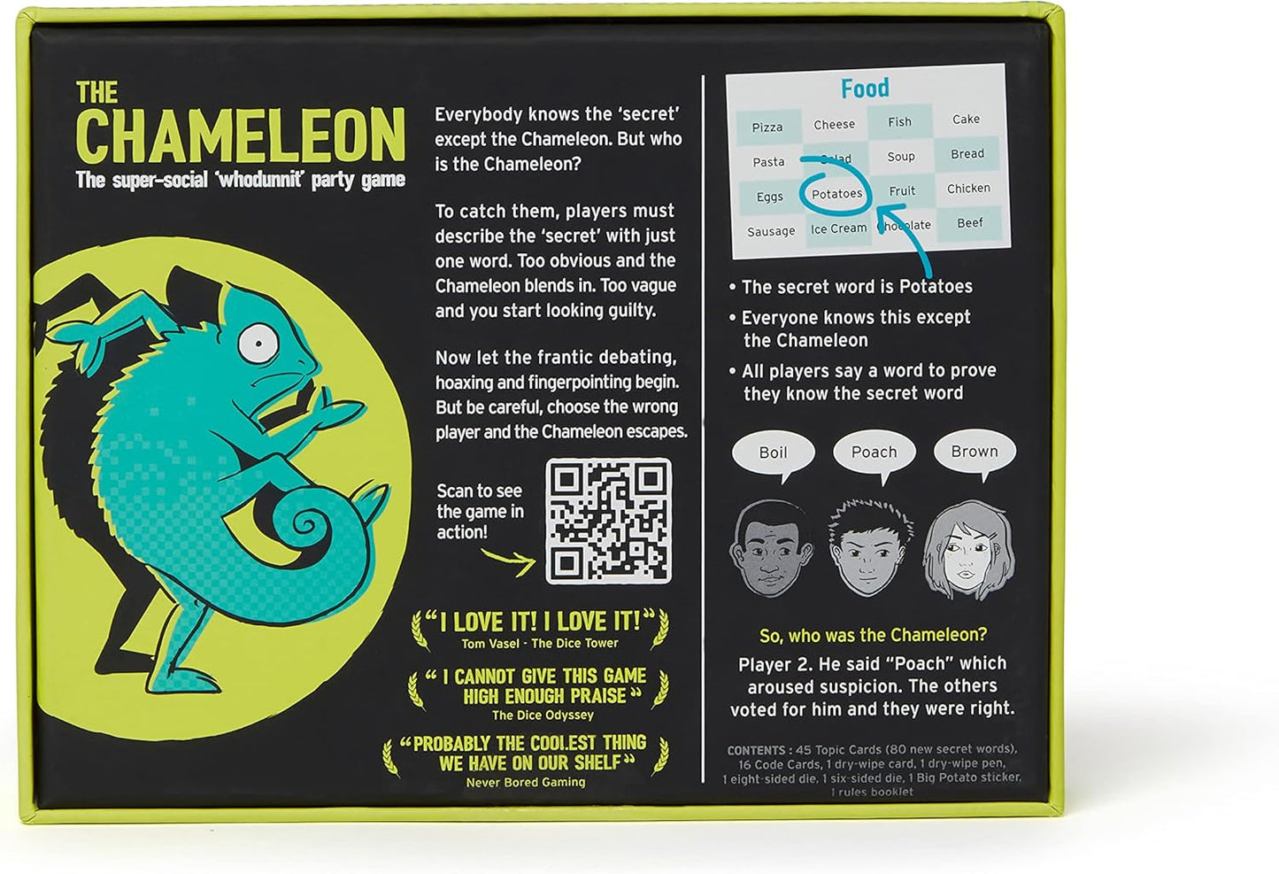 HotThe Chameleon Social Deduction Game for Adults, Ages 12+ | Spot the Imposter, Find the Traitor, Award-Winning Secret Word Game, 3-8 Players, Teens & Adults, Perfect for Summer Parties