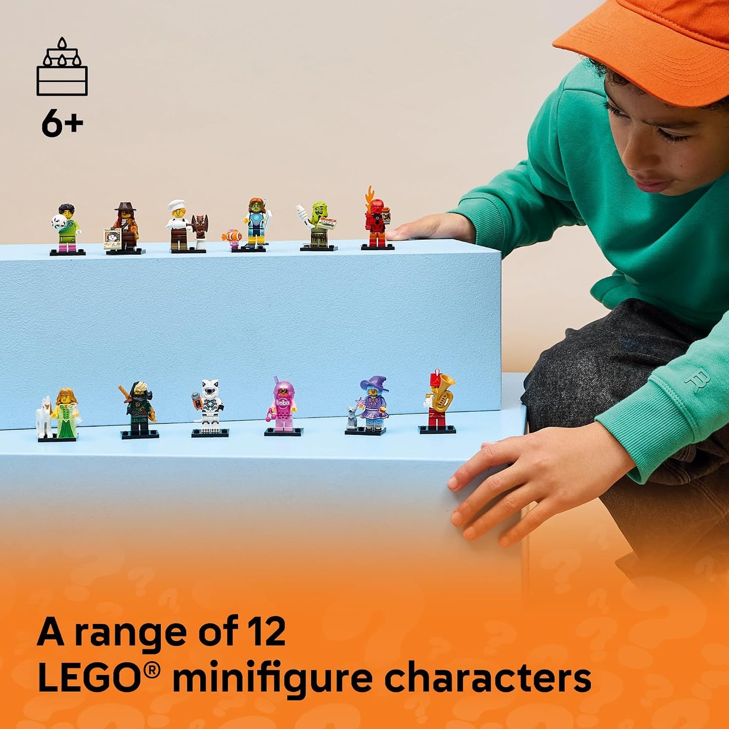 HotLEGO Minifigures Series 29 6 Pack - Mystery Box Multipack - Birthday Party Favors for Boys & Girls, Ages 6+ - Goodie Bag Stuffers for Kids - 66814