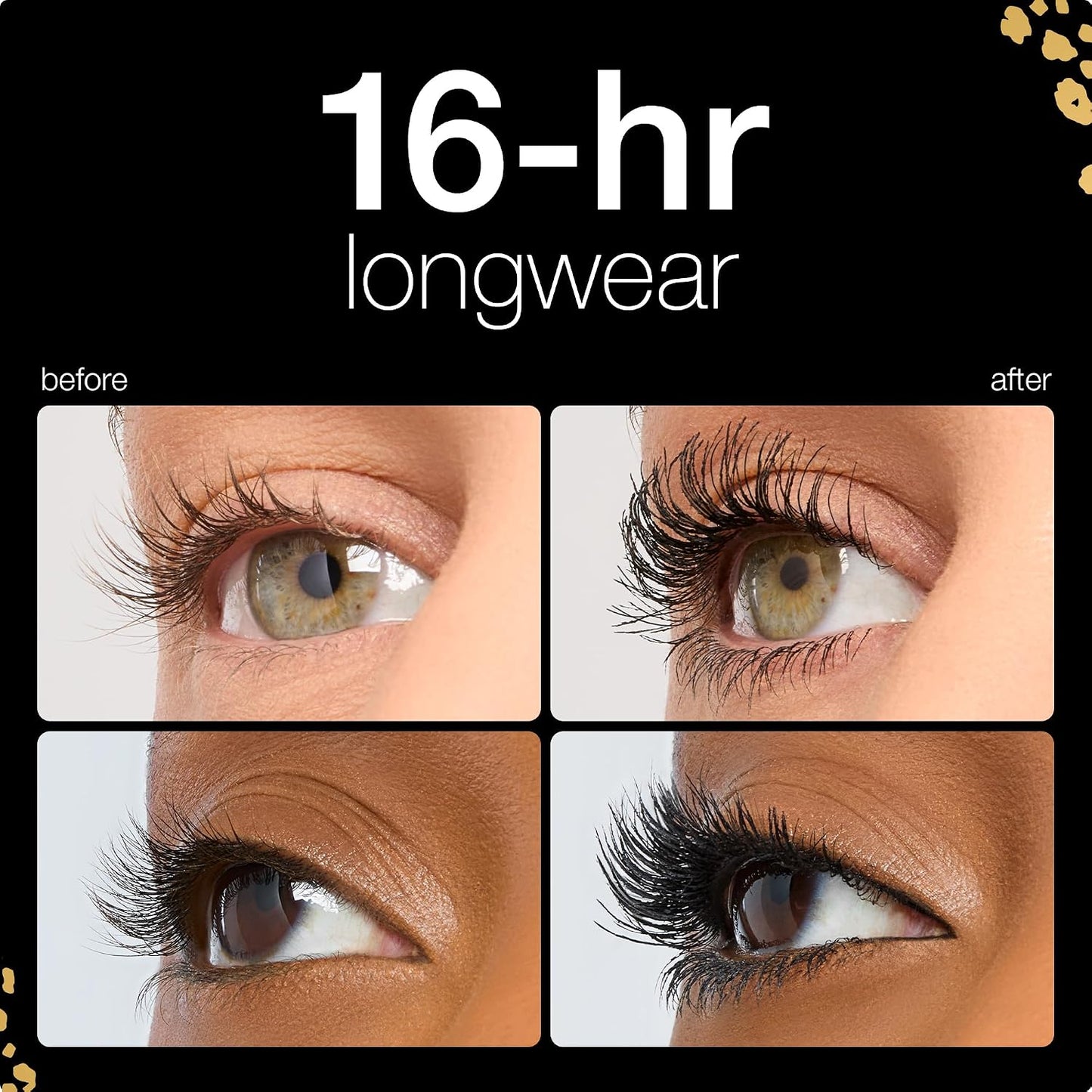 Hottarte maneater mascara – Extreme Curl, Instant Volume & Length, 16HR Ultra-Creamy Longwear Eye Makeup