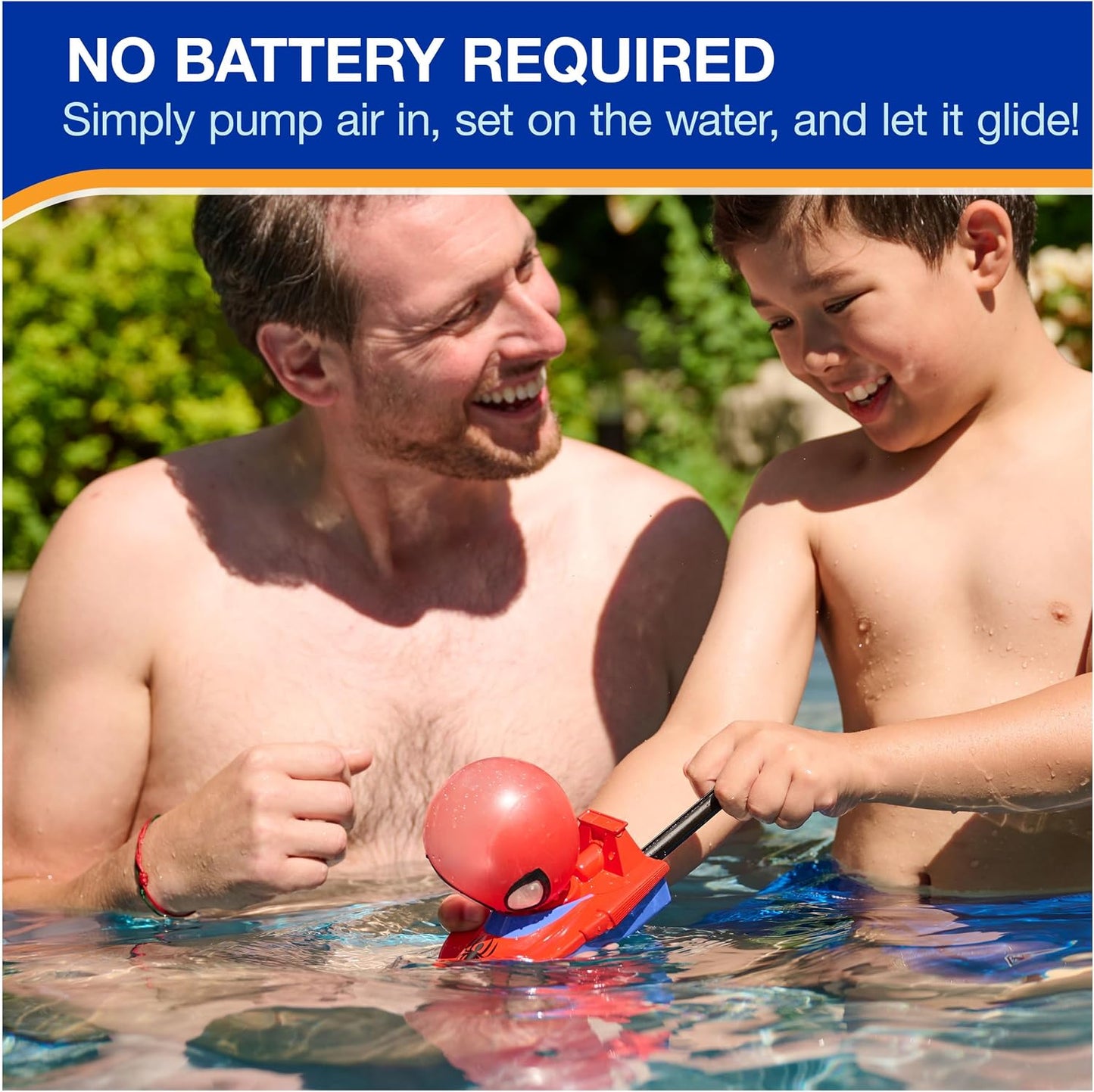 Hot SwimWays Marvel Spider-Man Inflatable Water Air Boat Toy for Ages 4+
