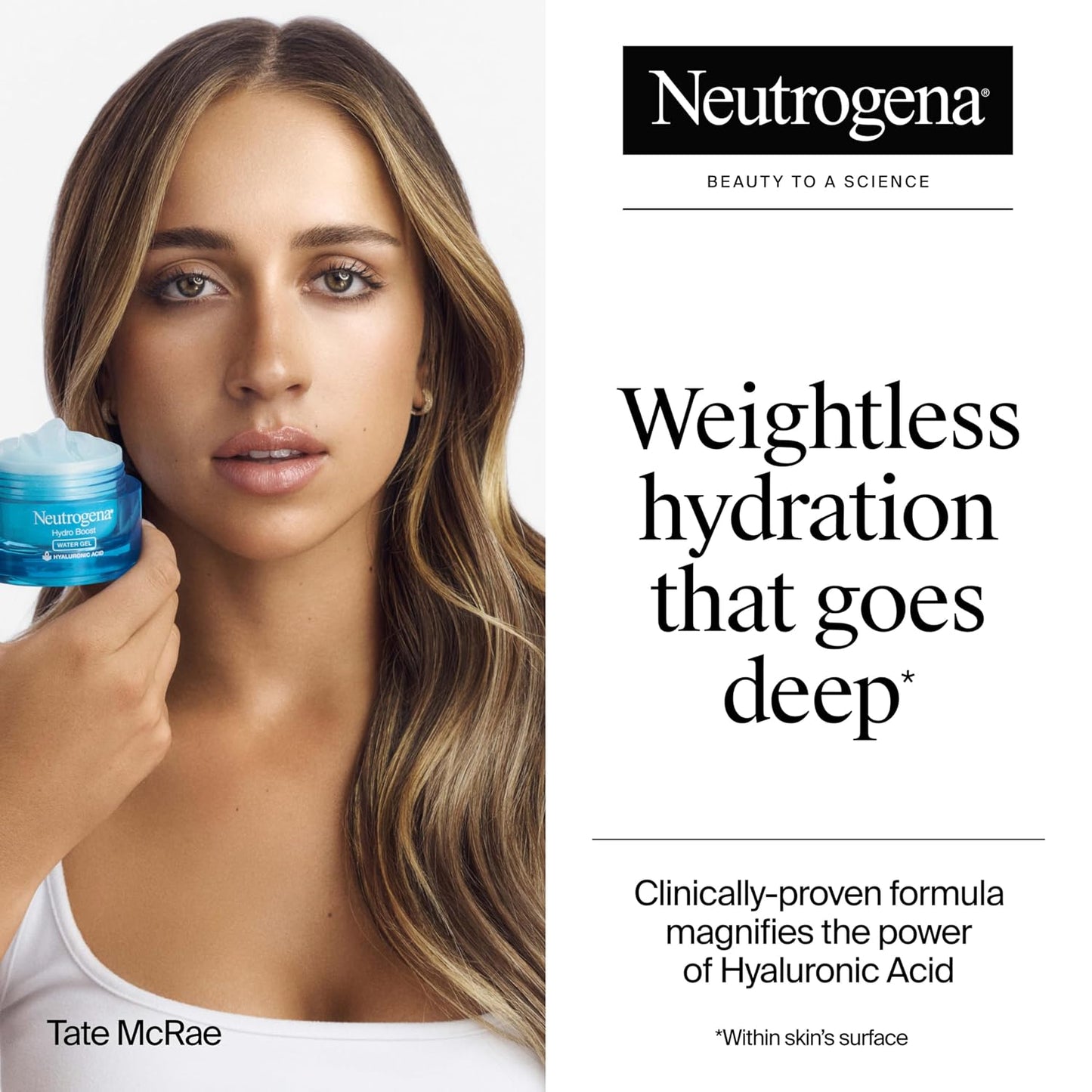 HotNeutrogena Hydro Boost Water Gel Face Moisturizer Starter Kit, includes Refillable Jar + Refill Pod, with Hyaluronic Acid for a Burst of Hydration & Dewy Skin, 1.7 oz Each