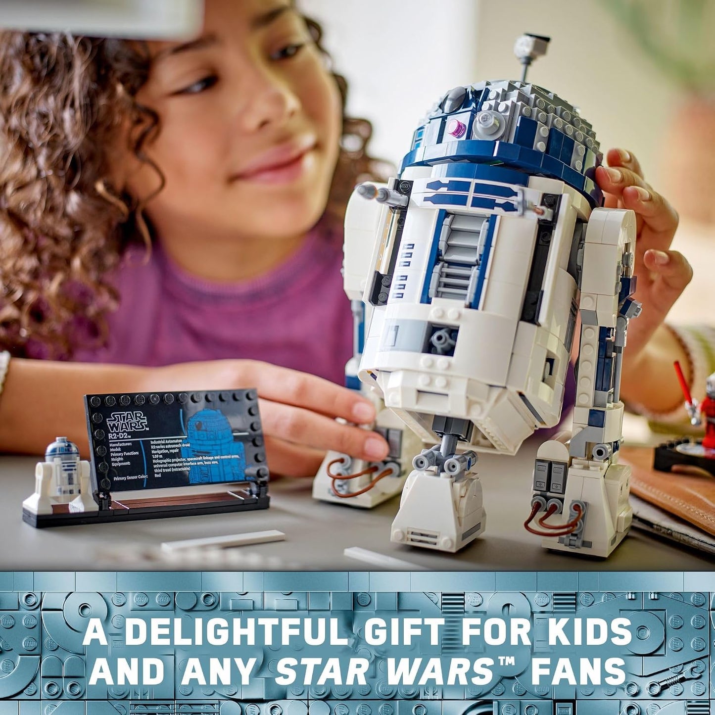 HotStar Wars R2-D2 Building Toy Set -Display Star Wars Toy, Ages 10+ - Includes 25th Anniversary Darth Malak Minifigure - 75379