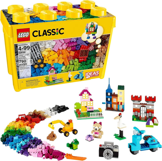 HotLEGO Classic Large Creative Brick Box 10698 Building Set, Toy Storage Solution for Home or Classrooms, Interactive Building Toy for Kids, Boys, and Girls