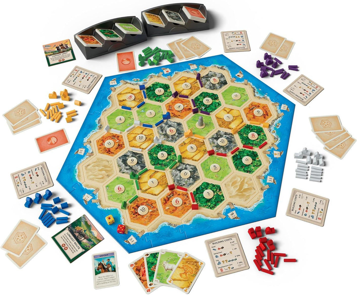 HotCATAN 5-6 Player Board Game Expansion (6th Edition) Strategy Game ADD-ON, Requires the CATAN Base Game (Sold Separately), Ages 10+, 5-6 Players, 90+ Minute Playtime
