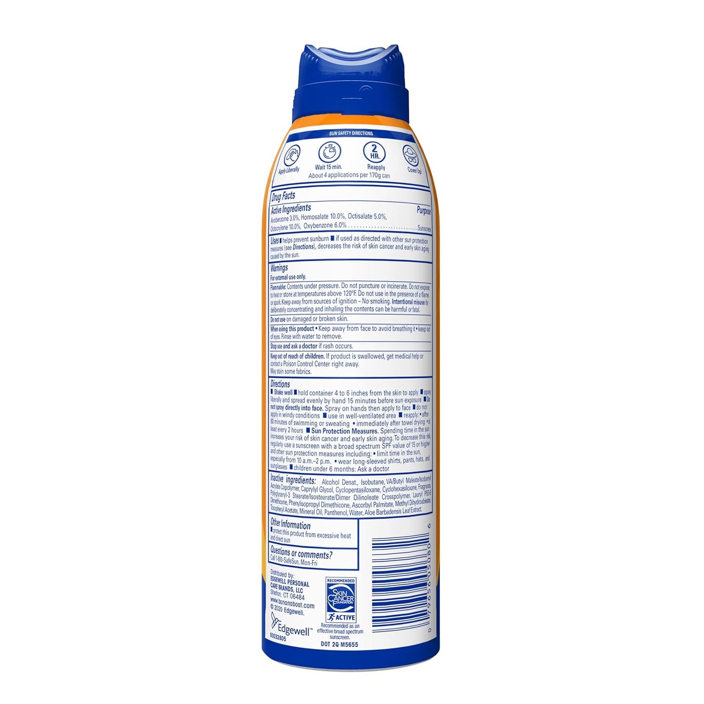HotBanana Boat Sport Ultra SPF 100 Sunscreen Spray, 6oz, Sport Sunscreen Spray SPF 100, Banana Boat Sunscreen SPF 100 Spray, High SPF Sunscreen, Water Resistant Sunscreen, 6oz