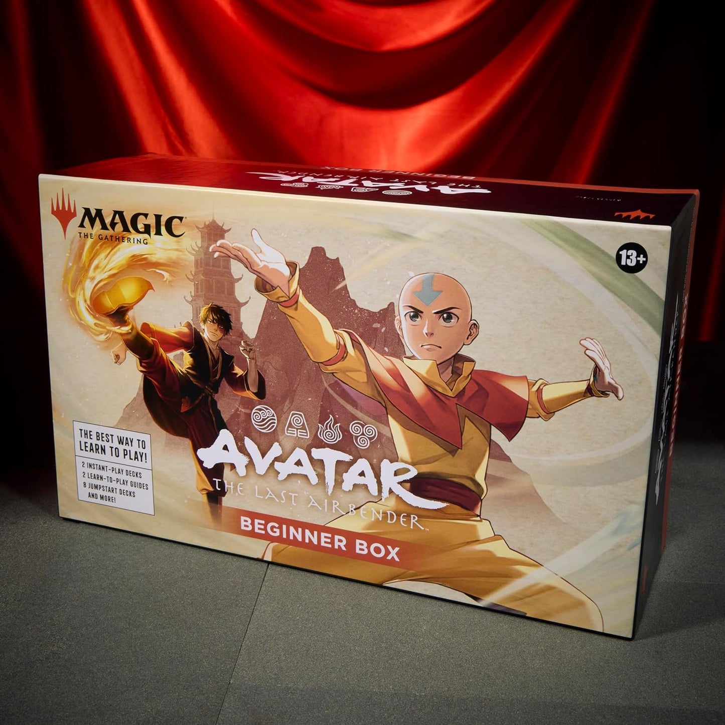 Hot Magic: The Gathering | Avatar: The Last Airbender Beginner Box | 2-Player Card Game | Includes 2 Tutorial Decks, 8 Themed Half-Decks, 2 Playboards, 2 Spindowns, and More
