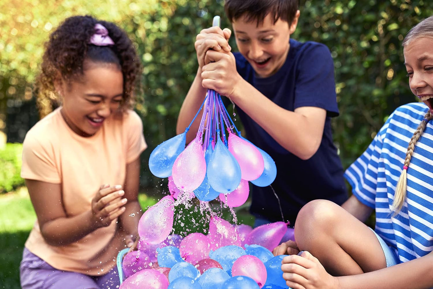 HotOriginal Bunch O Balloons Tropical Party 330+ Rapid-Filling Self-Sealing Water Balloons (Amazon Exclusive 10 count, pack of 1) by ZURU Water Balloon for the Whole Family, Kids, Teens and Adults