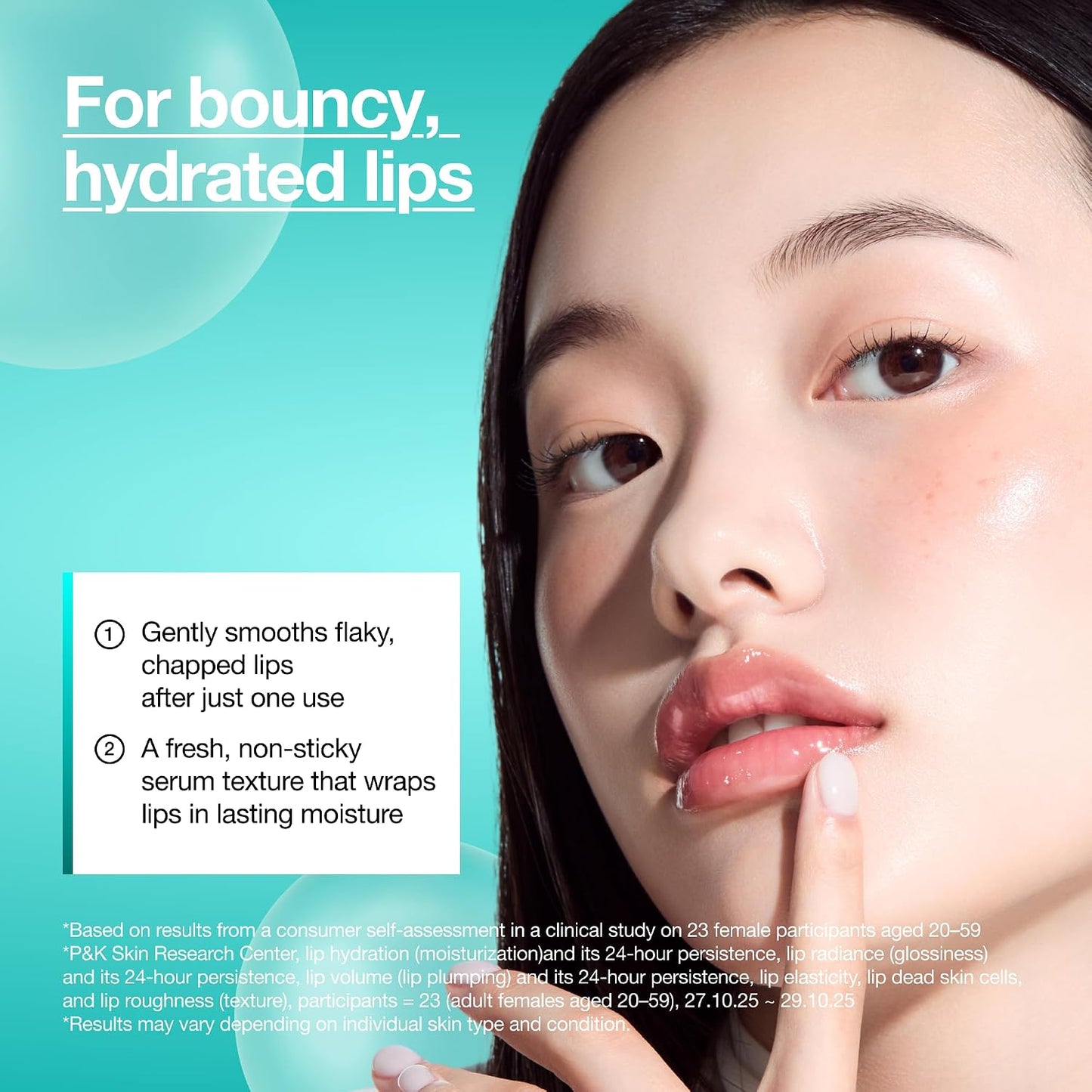 HotAnua PDRN Lip Serum, Long-lasting Hydration for Dry, Cracked Lips, Non-Sticky Moisturizing Lip Care with Salmon DNA, Hyaluronic Acid & Collagen, Korean Skincare, 0.33 fl.oz