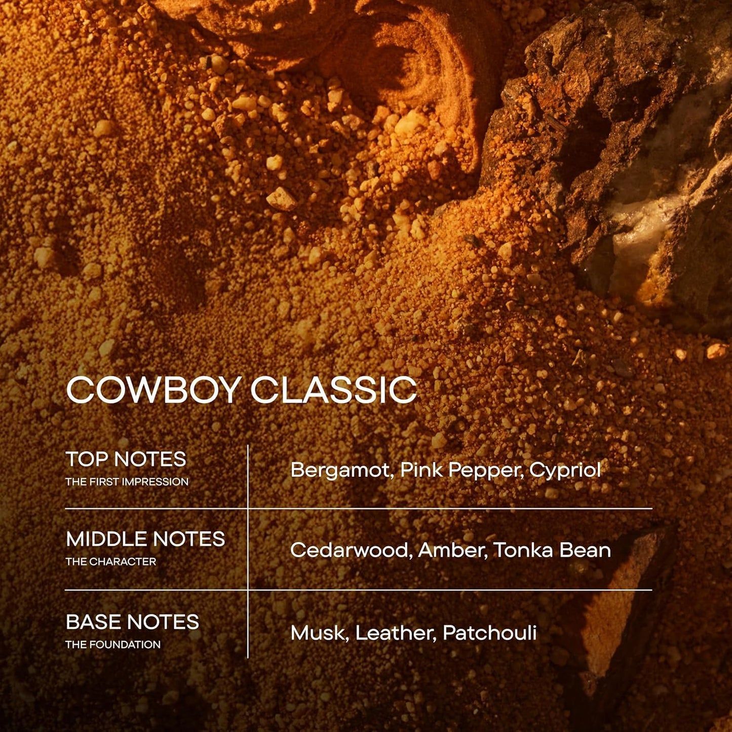 Hot Harry's Cowboy Classic Men's Cologne - Woody Amber Scent - 1.7 fl oz - Notes of Bergamot, Cedarwood & Musk - Long-Lasting Eau de Parfum Men's Fragrance