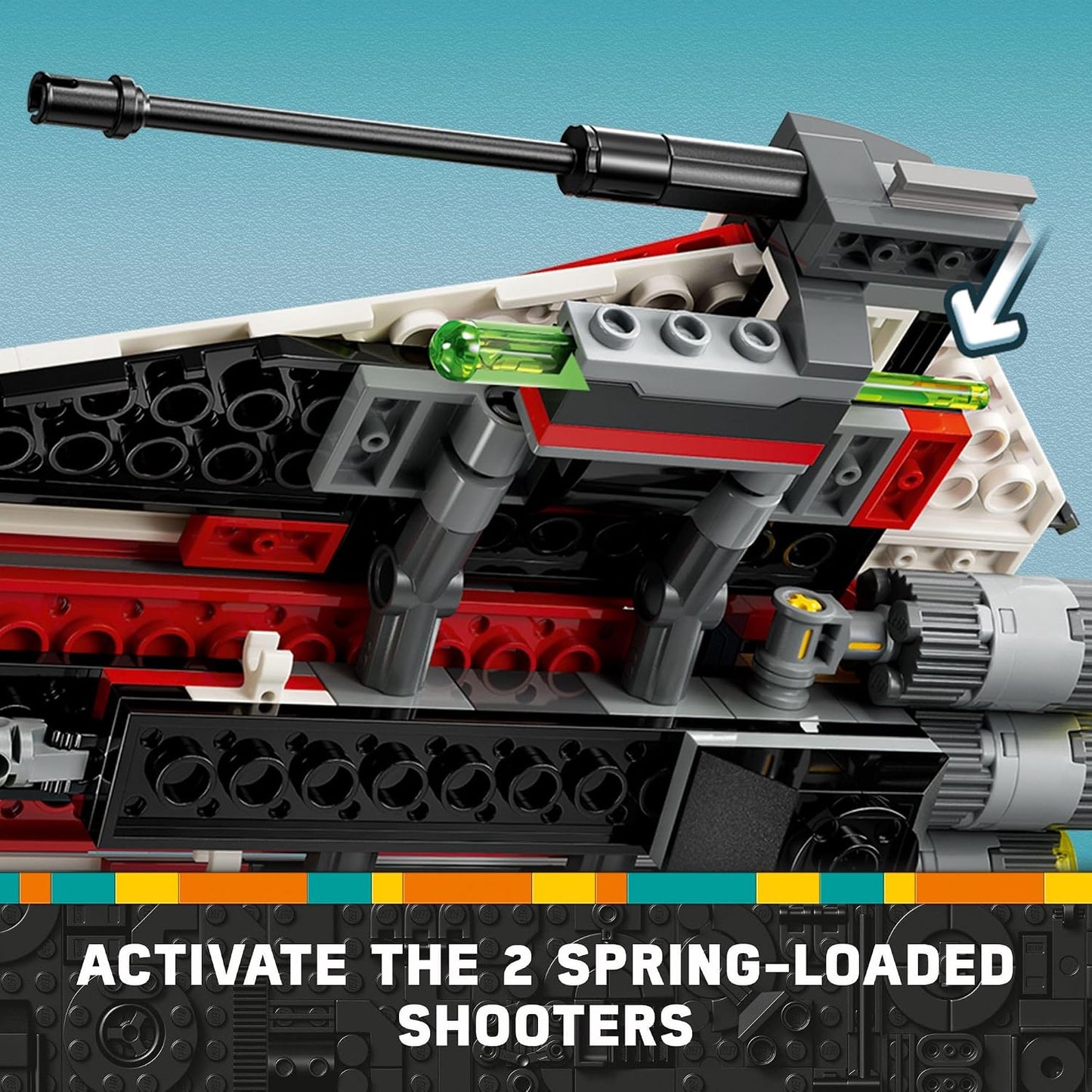 HotLEGO Star Wars Jedi Bob’s Starfighter Buildable Toy Vehicle, Brick Built Star Wars Starship with Jedi Bob Minifigure, Birthday Gift Idea for Boys, Girls or Any Fan Ages 8 and Up, 75388
