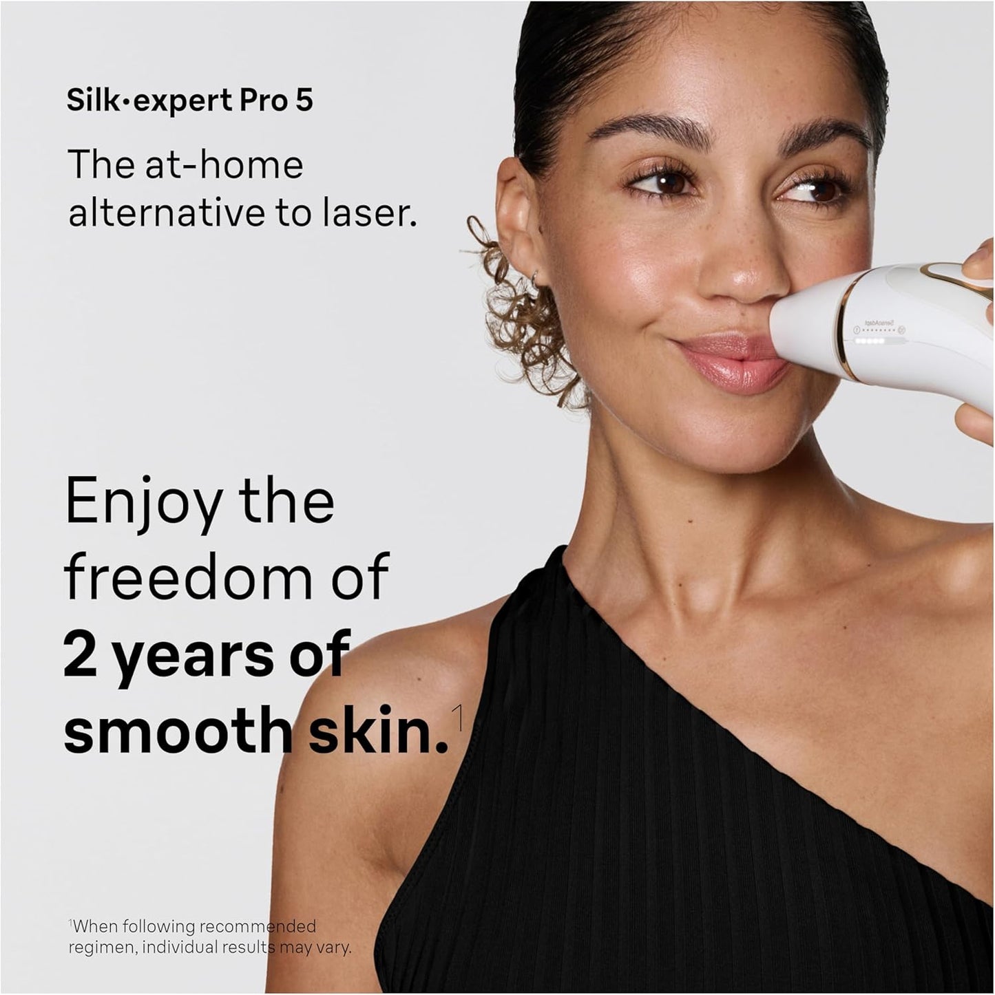HotBraun IPL, Silk·Expert Pro 5, IPL Hair Removal for Women and Men, Permanent Laser Hair Reduction At-Home, 2 Heads, Pouch, IPL5137