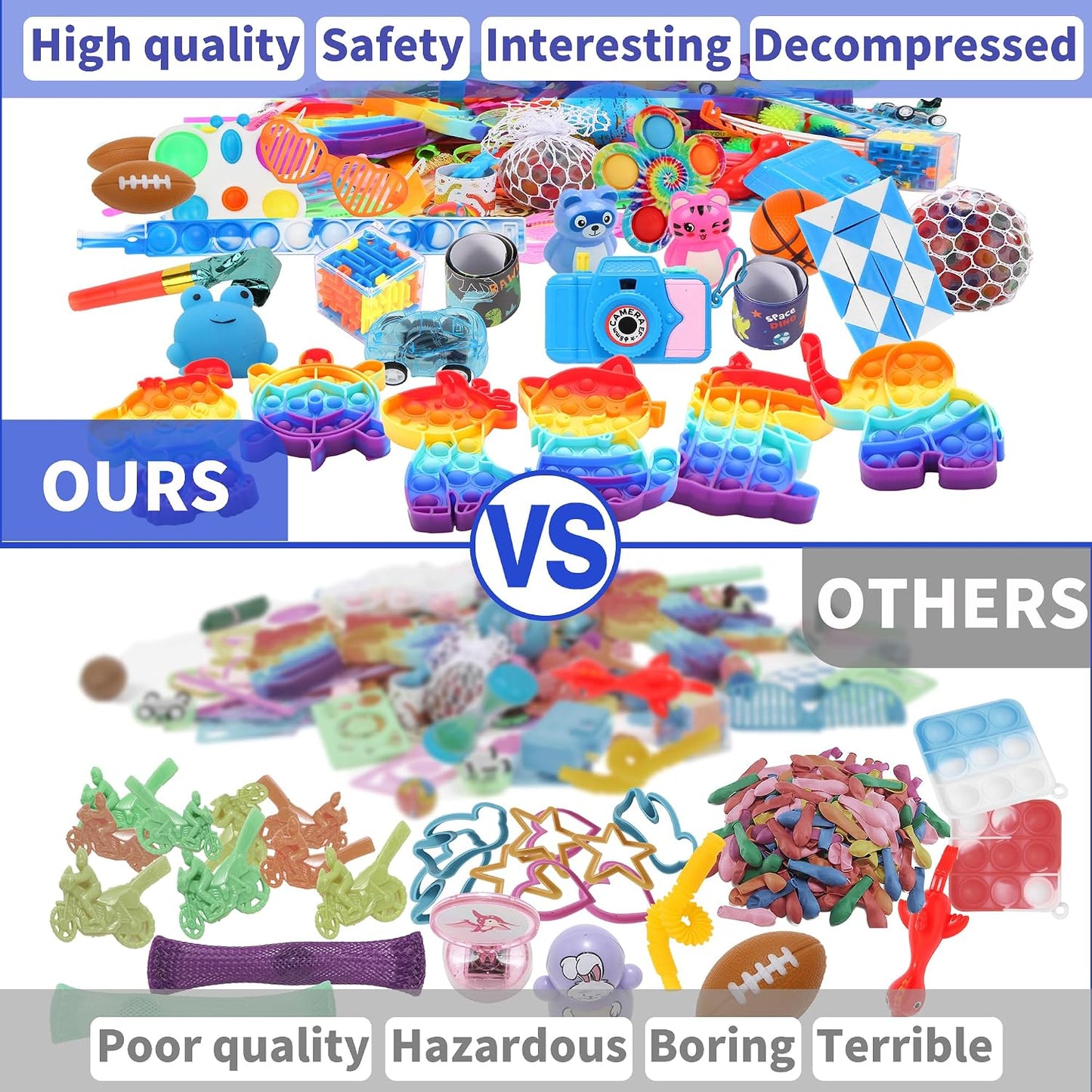 Hot 1000 Pcs Party Favors for Kids, Fidget Toys Bulk, Birthday Gift Toys, Fidgets Stocking Stuffers, Treasure Box Birthday Party, Goodie Bag Stuffers, Carnival Prizes, Pinata Filler Stuffers for Classroom
