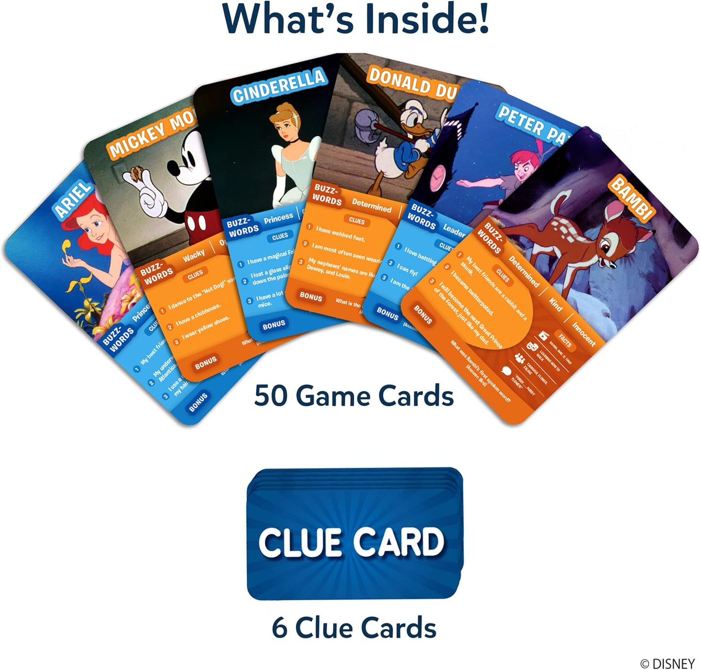 Hot Skillmatics Guess in 10 – Disney, Trivia Card Game for Kids, Travel Toys | Girls, Boys, Teens, Adults Who Love Cinderella, Mickey Mouse, Moana, Screen-Free Fun, Gift for Ages 6 & Up