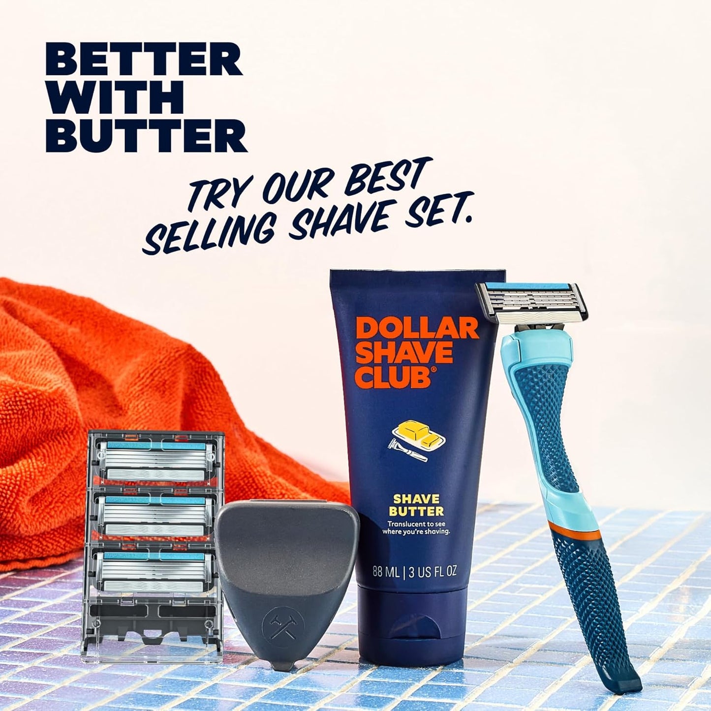 HotDollar Shave Club | Shave Butter 6 ounce (2 Pack) | Translucent Shaving Cream for Sensitive Skin