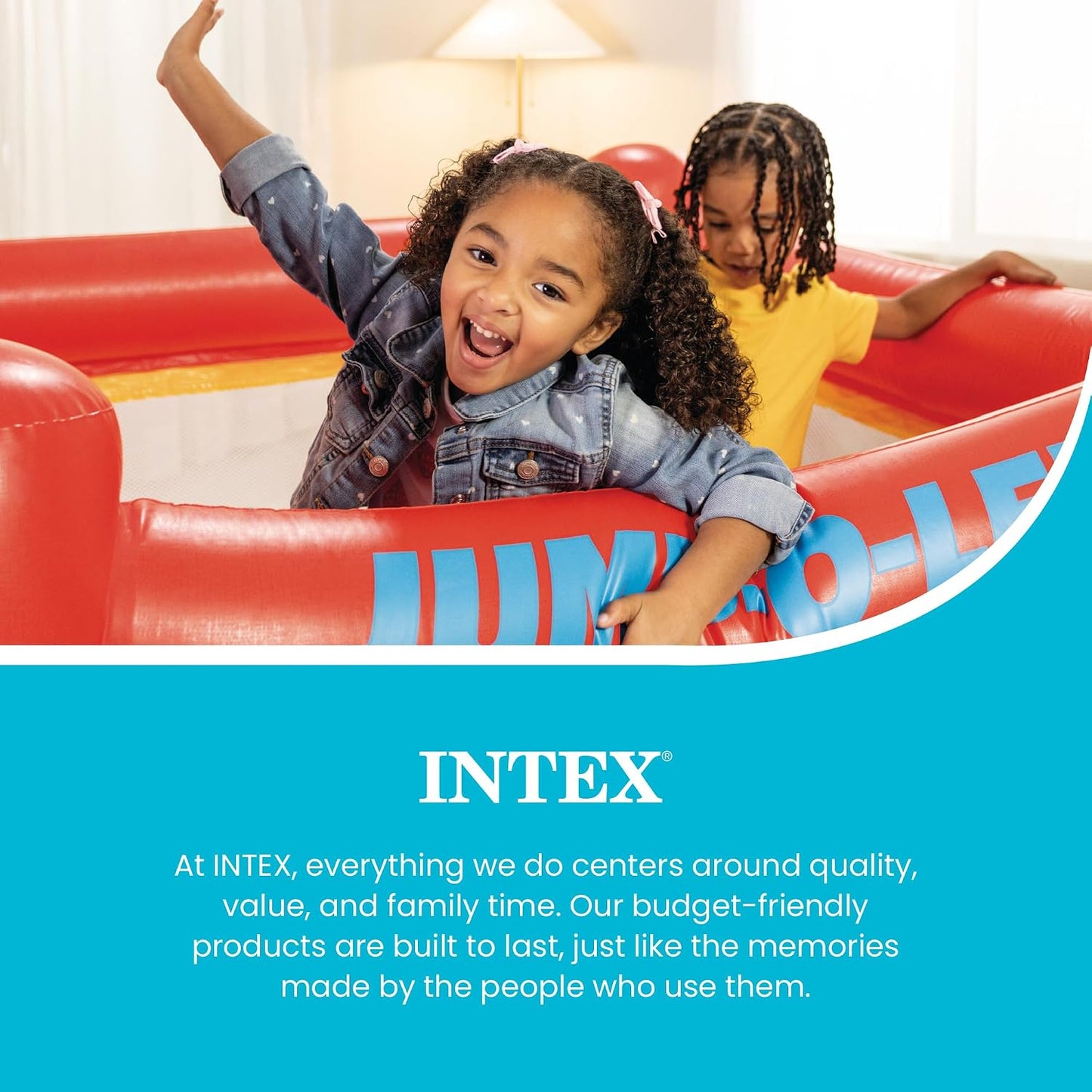 Hot Intex Inflatable Jump-O-Lene Playhouse Trampoline Bounce House for Kids Ages 3-6