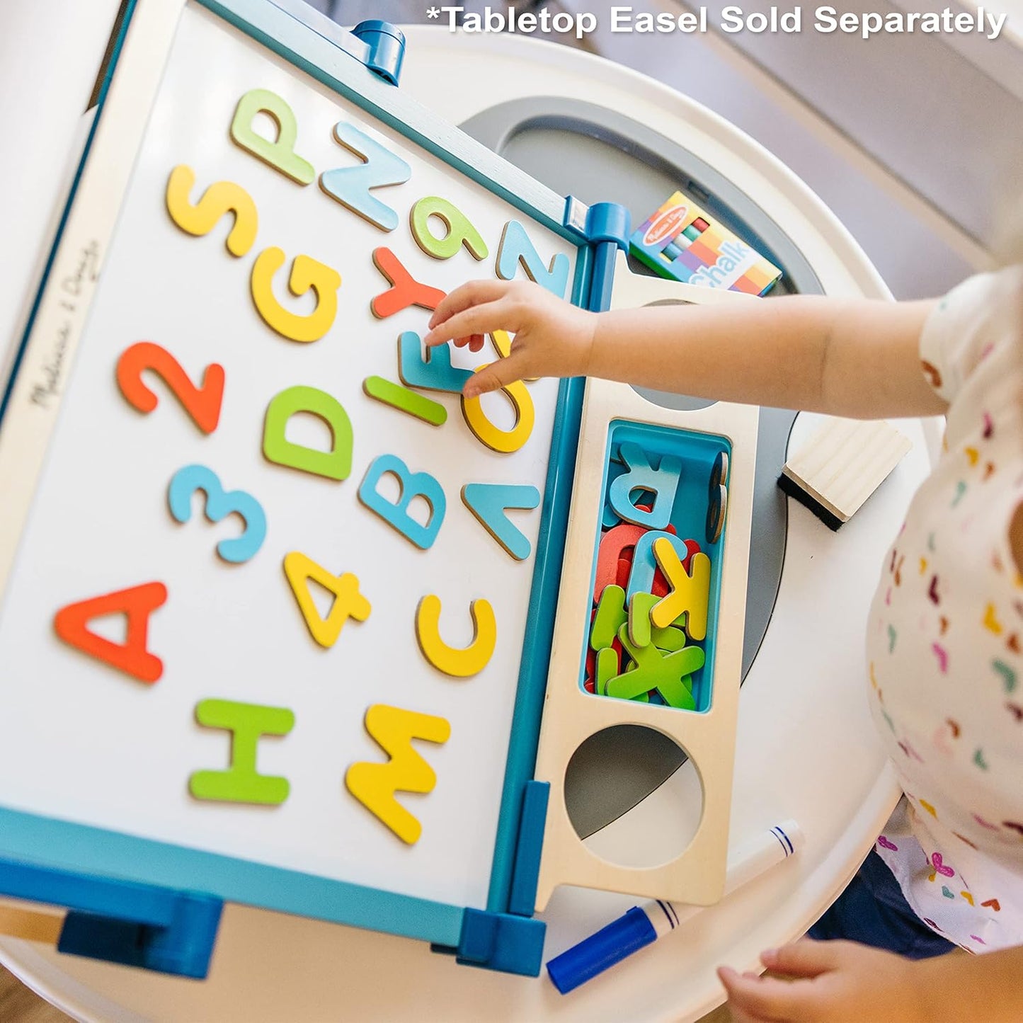Hot Melissa & Doug Deluxe Magnetic Letters and Numbers Set – 89 Wooden Alphabet Magnets & Numbers, Educational Learning Toys for Preschool Kids Ages 3+