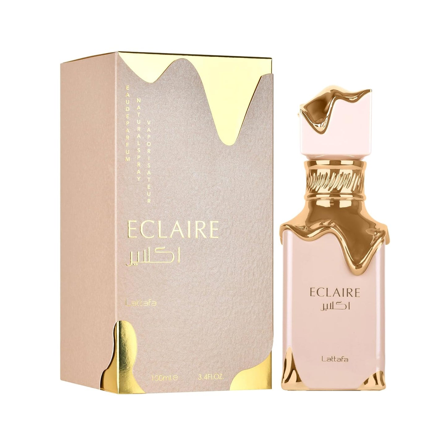 Hot Lattafa Eclaire - Vanilla, Caramel, Sweet, Floral - Eau de Parfum Long-Lasting Fragrance for Women, 3.40 Ounce / 100 ml | Long-Lasting Fragrance, 3.40 Ounce, 100 ml