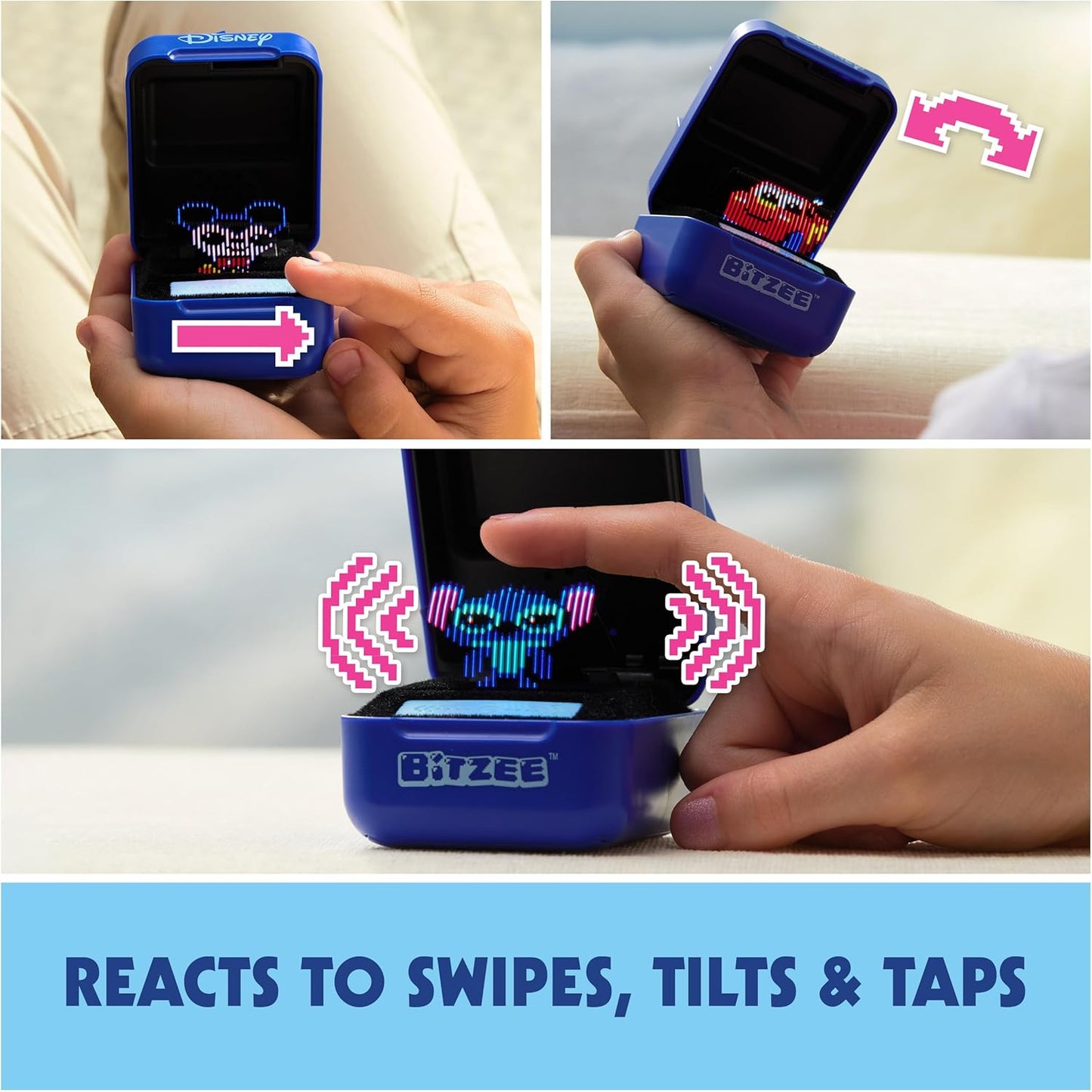 Hot BITZEE Disney Interactive Toy & Digital Pet, Ages 5+ | Collect 30 Disney & Pixar Characters, Unlock Unique Magical Moments, Screen-Free Responsive Play, Birthday Gifts for Kids