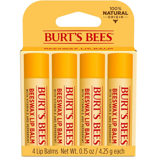 HotBurt's Bees 100% Natural Moisturizing Lip Balm (Original Beeswax)