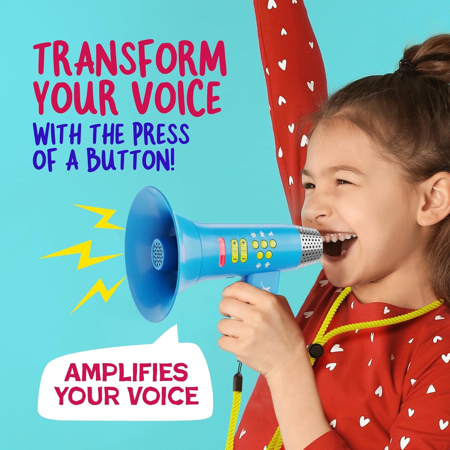 HotMini Explorer Voice Changer for Kids - Gifts for Kids - Voice Changing Device for Boys & Girls Ages 3-8+ Olds Birthday Gifts for 3, 4, 5, 7, 8 Year Old Boy - Toys Gift Ideas for Kid, Toddler
