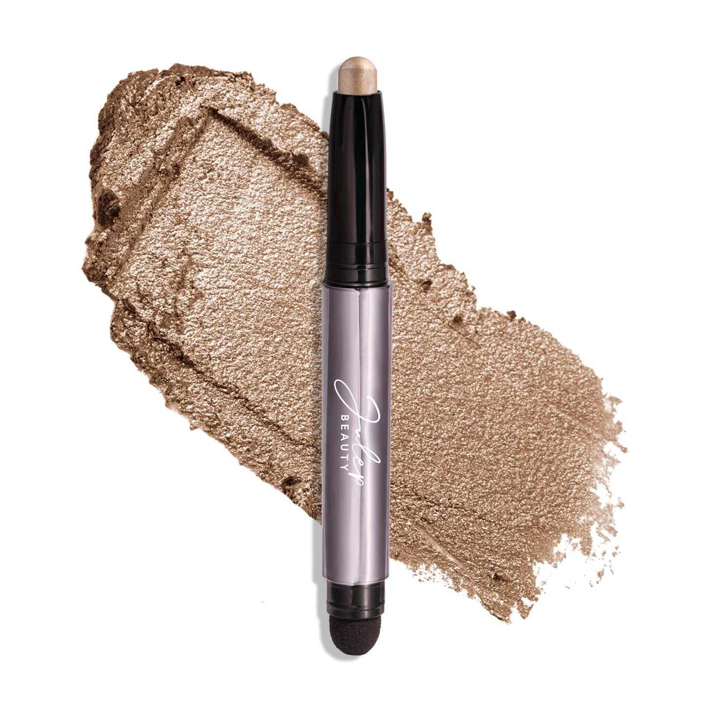 HotJulep Eyeshadow 101 Cream-to-Powder Waterproof Eyeshadow Stick – Champagne Shimmer – Long-Lasting, Buildable, Crease-Proof, Cruelty Free, Shimmer Finish with Built-In Smudger