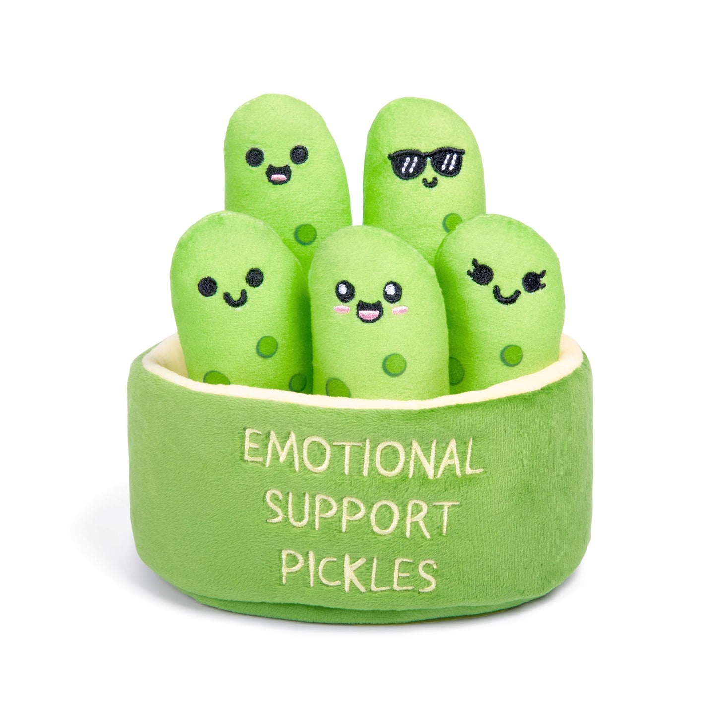 Hot WHAT DO YOU MEME? Emotional Support Donuts by Relatable, Cuddly Stuffed Animals and Toys, Squishy Toys and Plushies, Great Ideas for Loved Ones of All Ages, Includes 5 Plushies with Carrying Basket