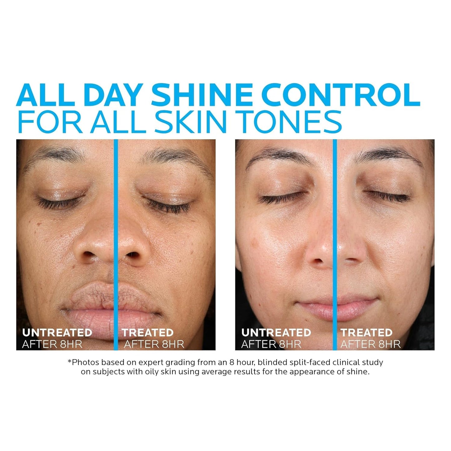 HotLa Roche-Posay Toleriane Double Repair Matte Face Moisturizer, Daily Moisturizer For Oily Skin With Ceramide And Niacinamide For All Skin Tones, Oil Free, Non-Comedogenic, Available with SPF 30