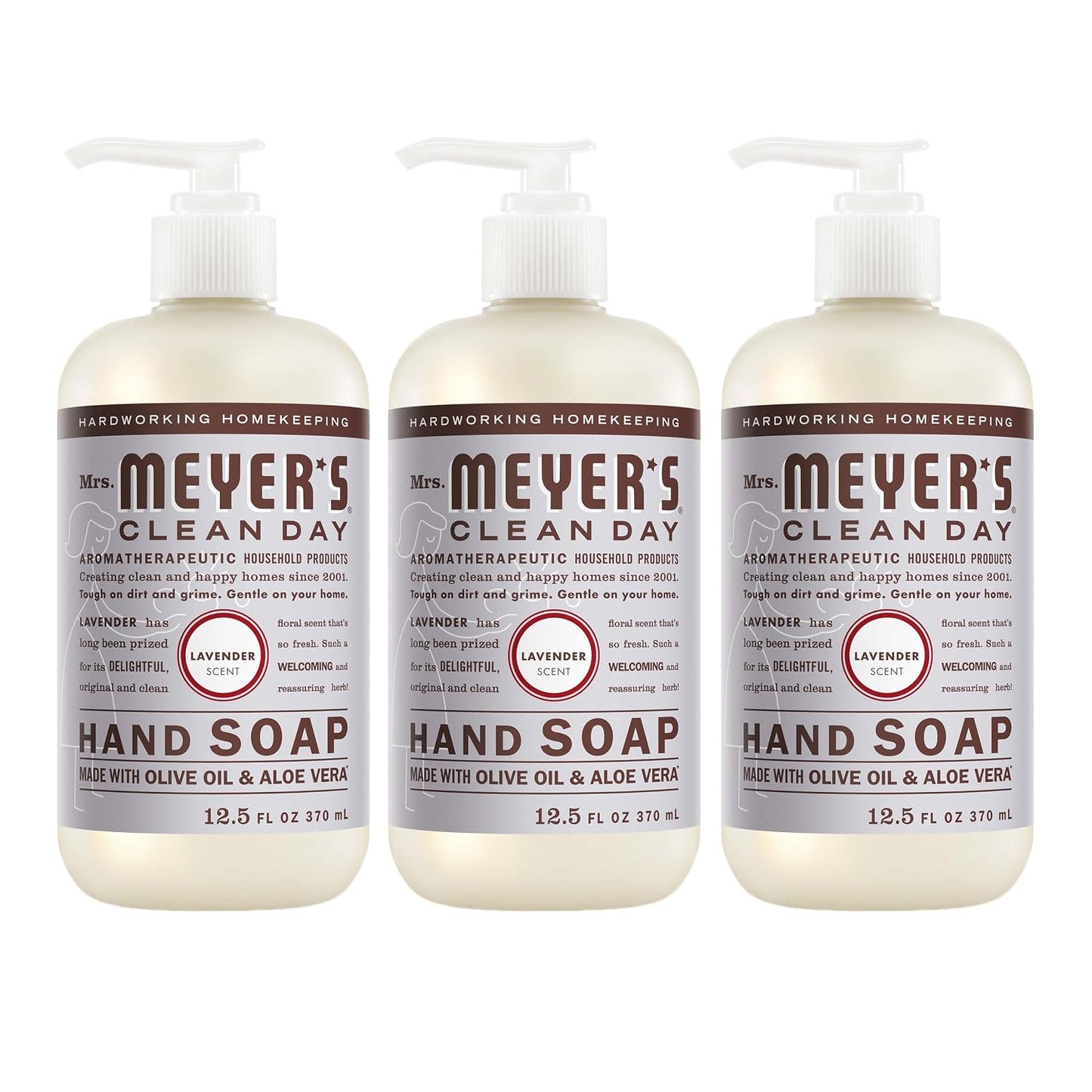 HotMRS. MEYER'S CLEAN DAY Hand Soap, Lavender Scent, 12.5 Fl Oz Bottle - 3 Pack