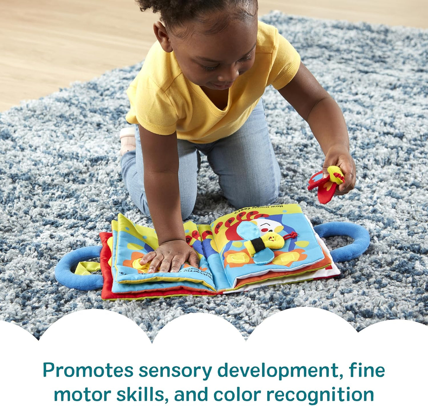 Hot Melissa & Doug K’s Kids My First Activity Book 8-Page Soft Book for Babies and Toddlers Early Learning Developmental Plush Soft Activity for Babies and Toddlers