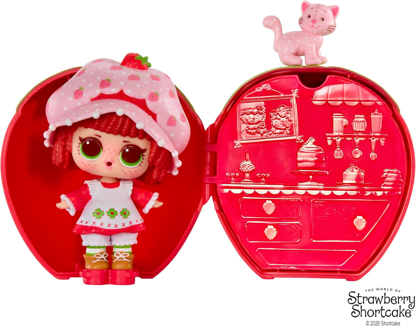 Hot LOL Surprise Loves The World of Strawberry Shortcake Tots with Scented Dolls, Pets, and Transforming Strawberry House Playset – Gift for Kids Ages 4+