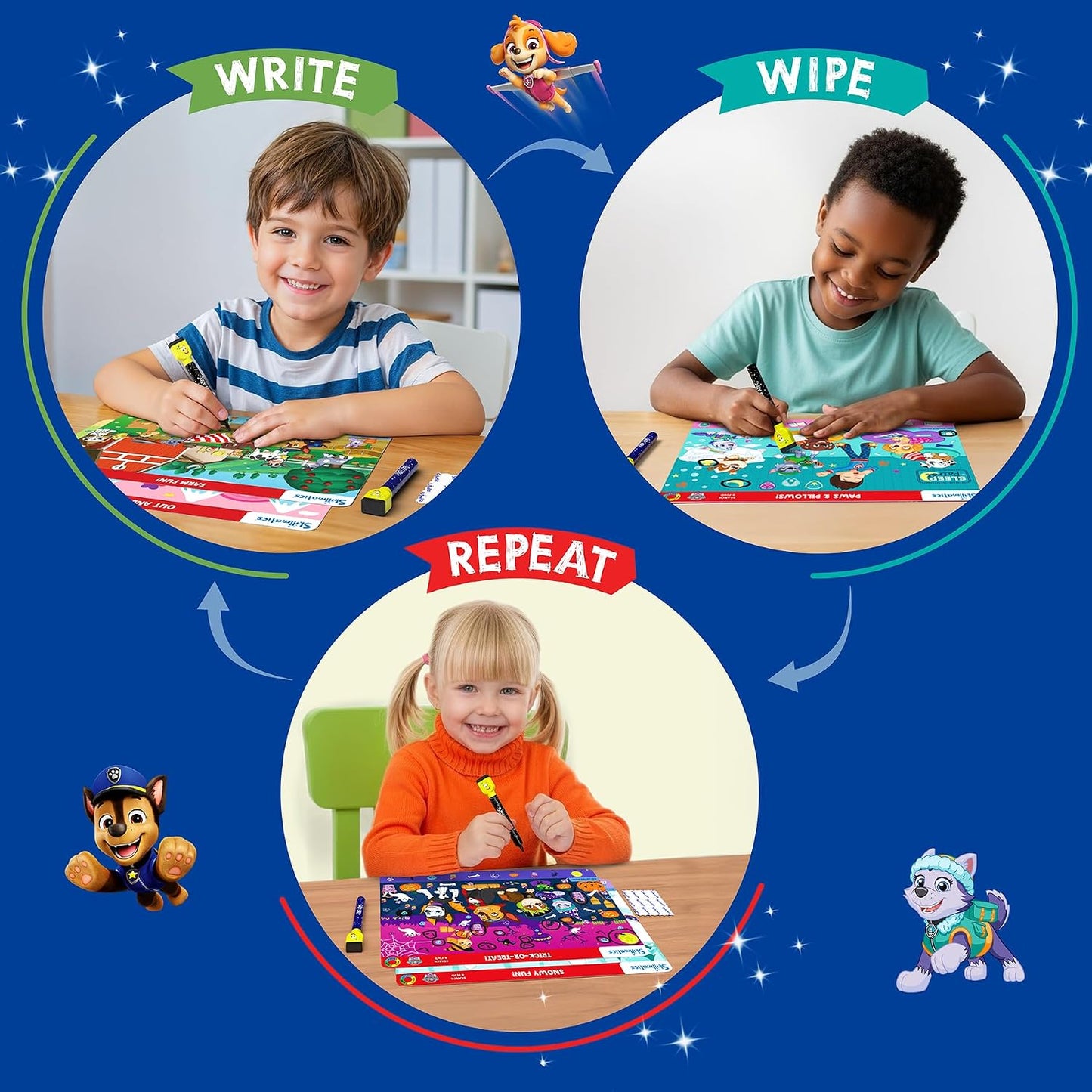 Hot Skillmatics Search and Find – PAW Patrol, Reusable Preschool Activity | Learning Activities, Perfect for Toddlers & Kids Who Love Toys, Art & Crafts, Gifts for Boys & Girls Ages 3, 4, 5, 6