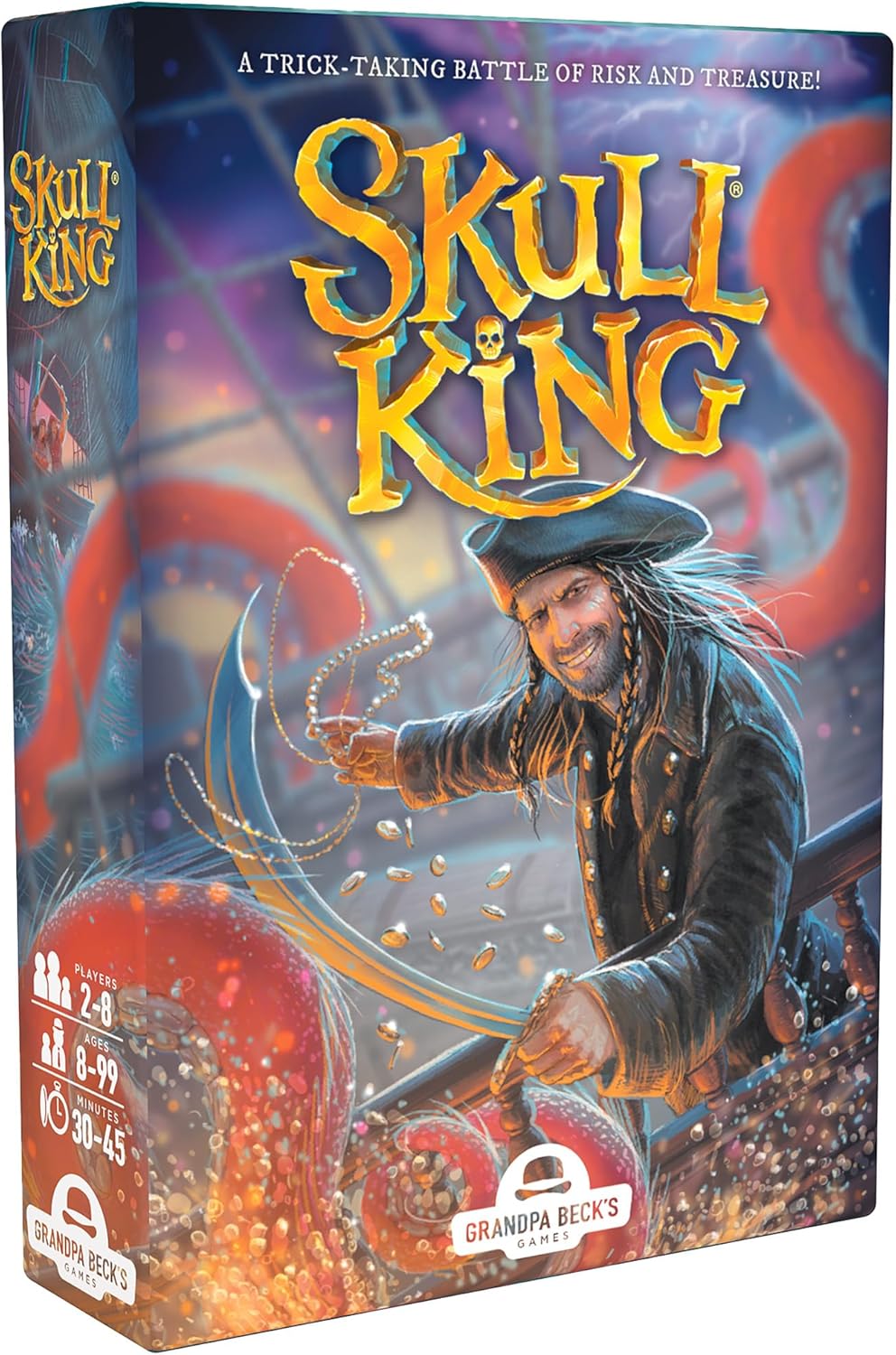 Hot Grandpa Beck's Games Skull King - The Ultimate Pirate Trick Taking Card Game | Strategy Game for Friends, Family, Game Night | from The Creators of Cover Your Assets | 2-8 Players Ages 8+ (Base Game)