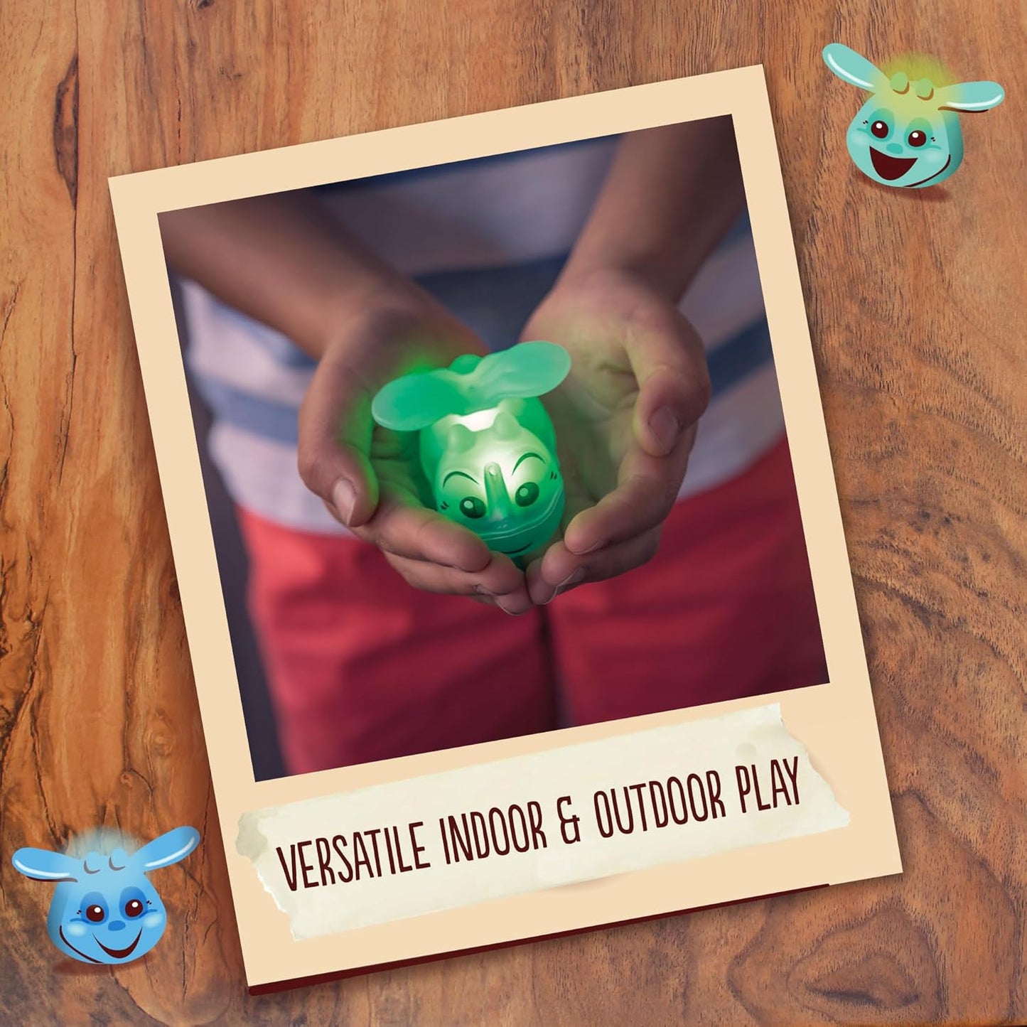 HotToysmith Chasing Fireflies Kids Game - The Game of Shine & Seek - Interactive Games for Kids - Indoor & Outdoor Game - for Ages 3+, Blue,Green