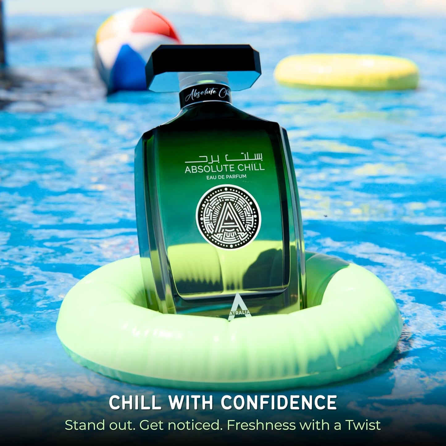 Hot Atralia Absolute Chill 100ml EDP – Citrus Mint Perfume for Men & Women | Green Lemon, Mint, Orange, Blackcurrant | Summer Fresh Long-Lasting Fragrance
