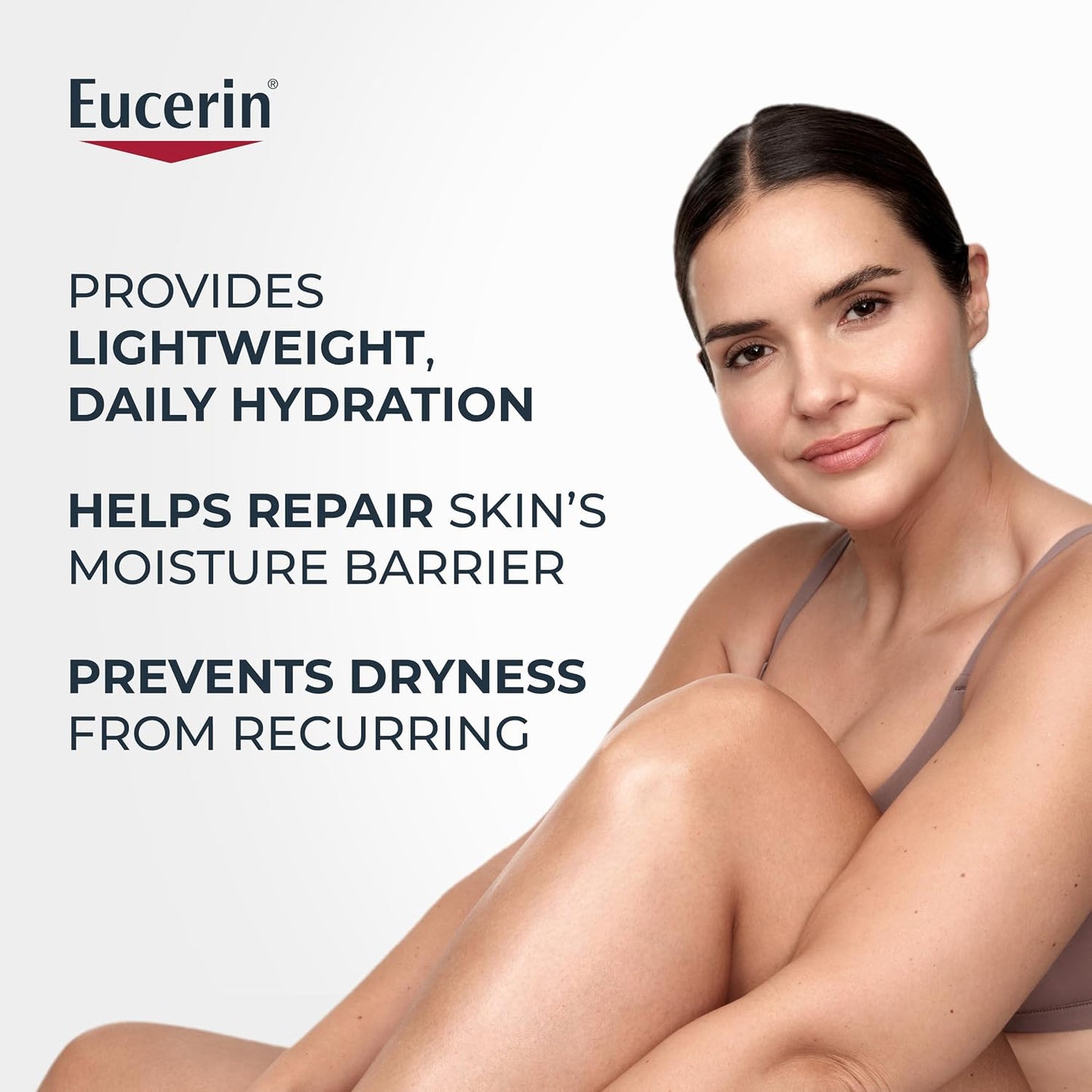 HotEucerin Advanced Repair Lotion, Urea Enriched, Unscented Body Lotion for Dry Skin With Triple Moisturizing Complex, 16.9 FL OZ Bottle