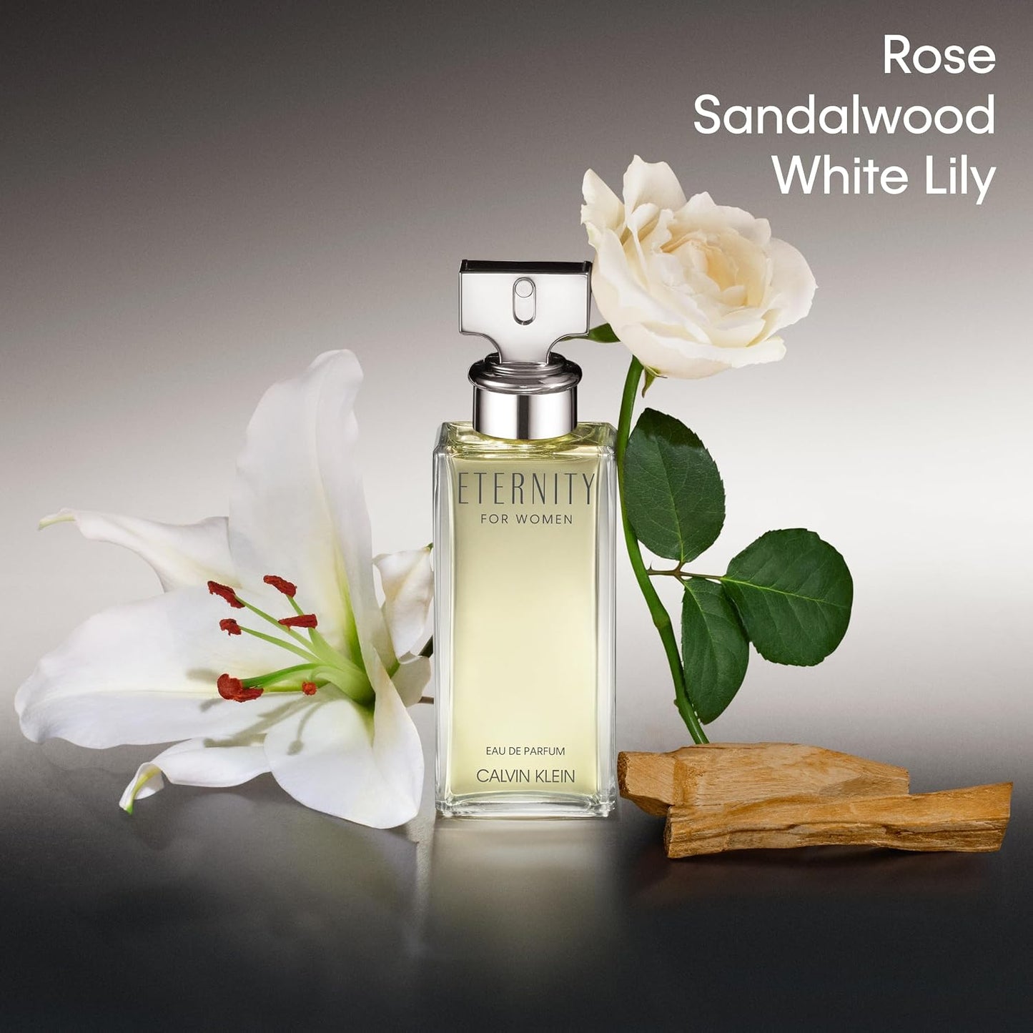 Hot Calvin Klein Eternity Eau de Parfum – Floral Women's Perfume – With Notes of Bergamot, White Lily, White Rose, Sandalwood & Amber – Long Lasting Fragrance