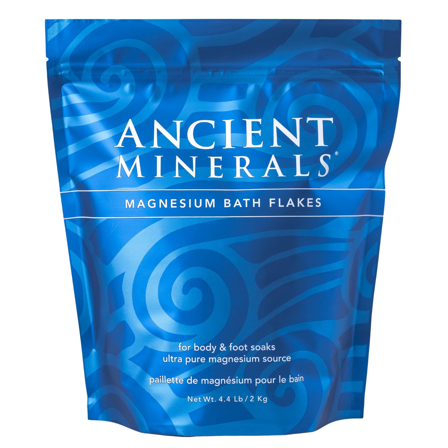 HotAncient Minerals Magnesium Bath Flakes – Pure Zechstein Magnesium Chloride for Soaking and Whole-Body Replenishment, 8 lb Bag